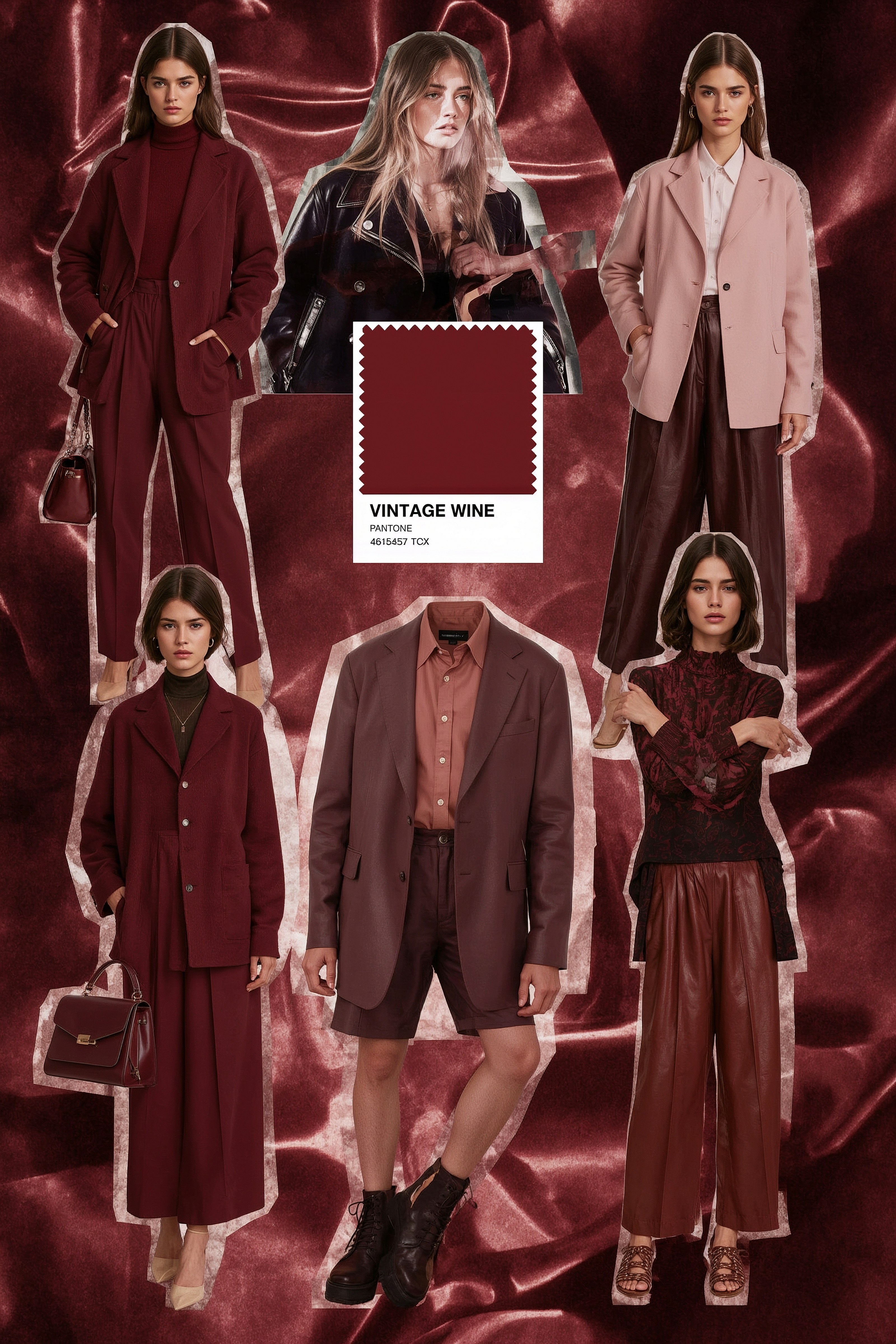 Burgundy & Blush: Top Autumn Trends 2025 Color Drenching Outfits