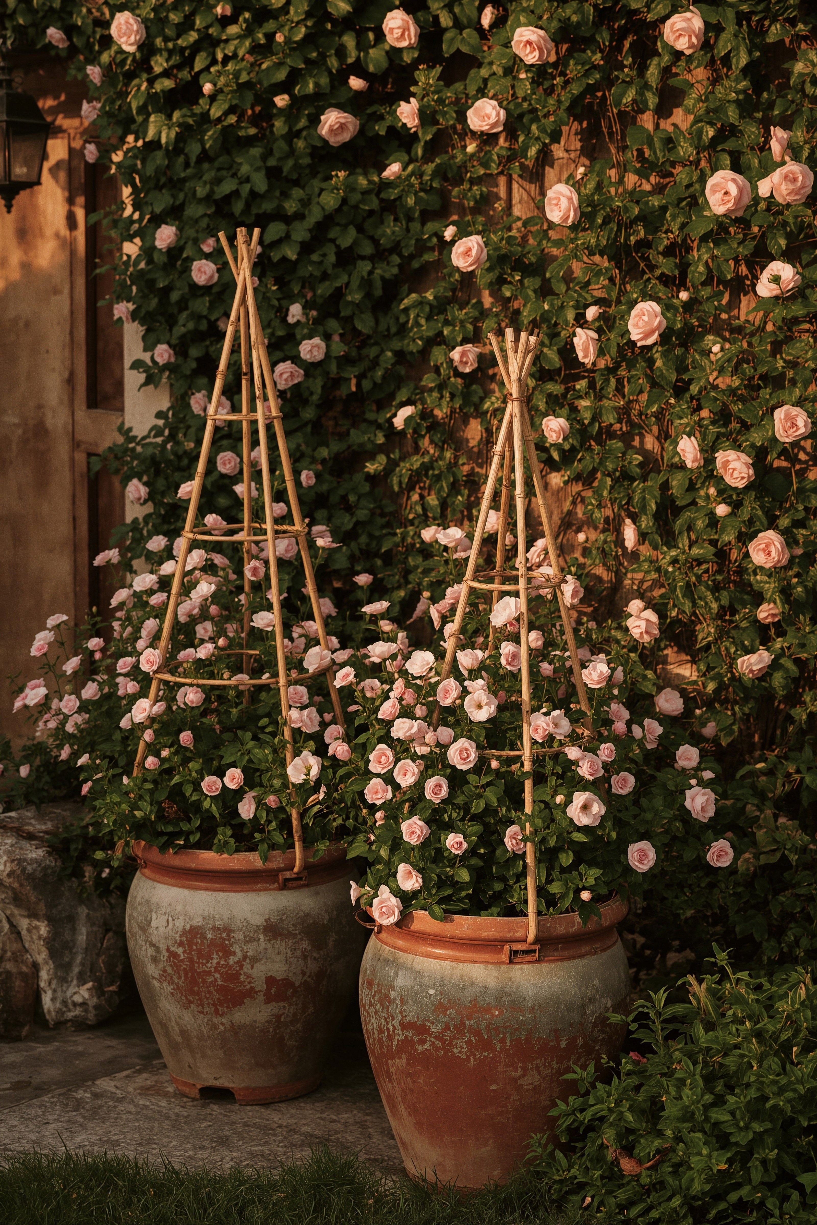 Charming Cottage Garden Pots for a Natural Wedding Vibe