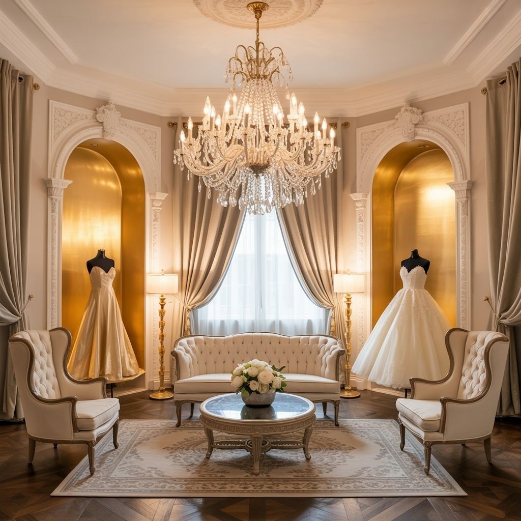 Dream Bridal Suite: Your Perfect Wedding Dress Fitting Room Awaits