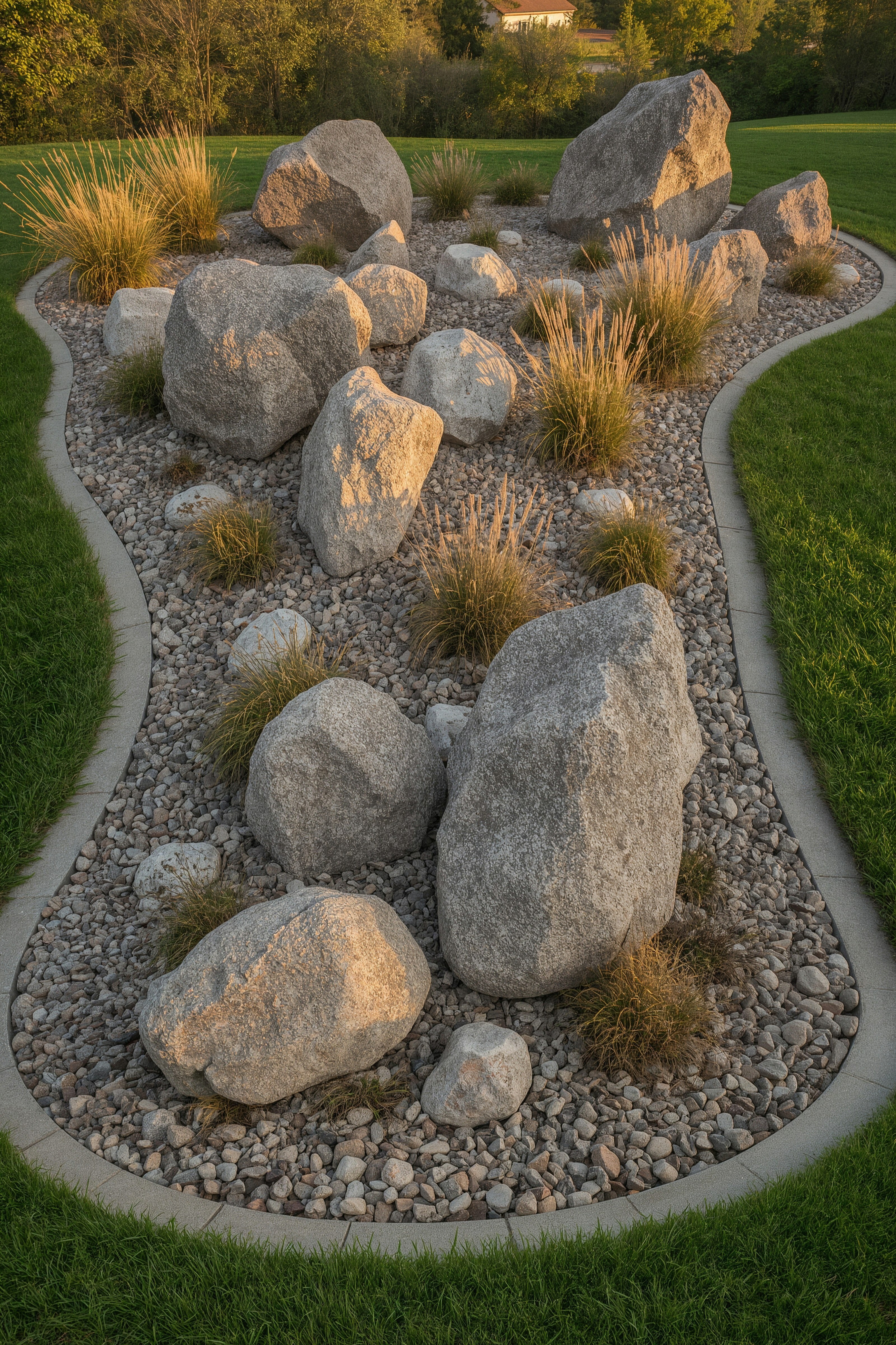 Transform Your Backyard with Large Rock Landscaping Ideas