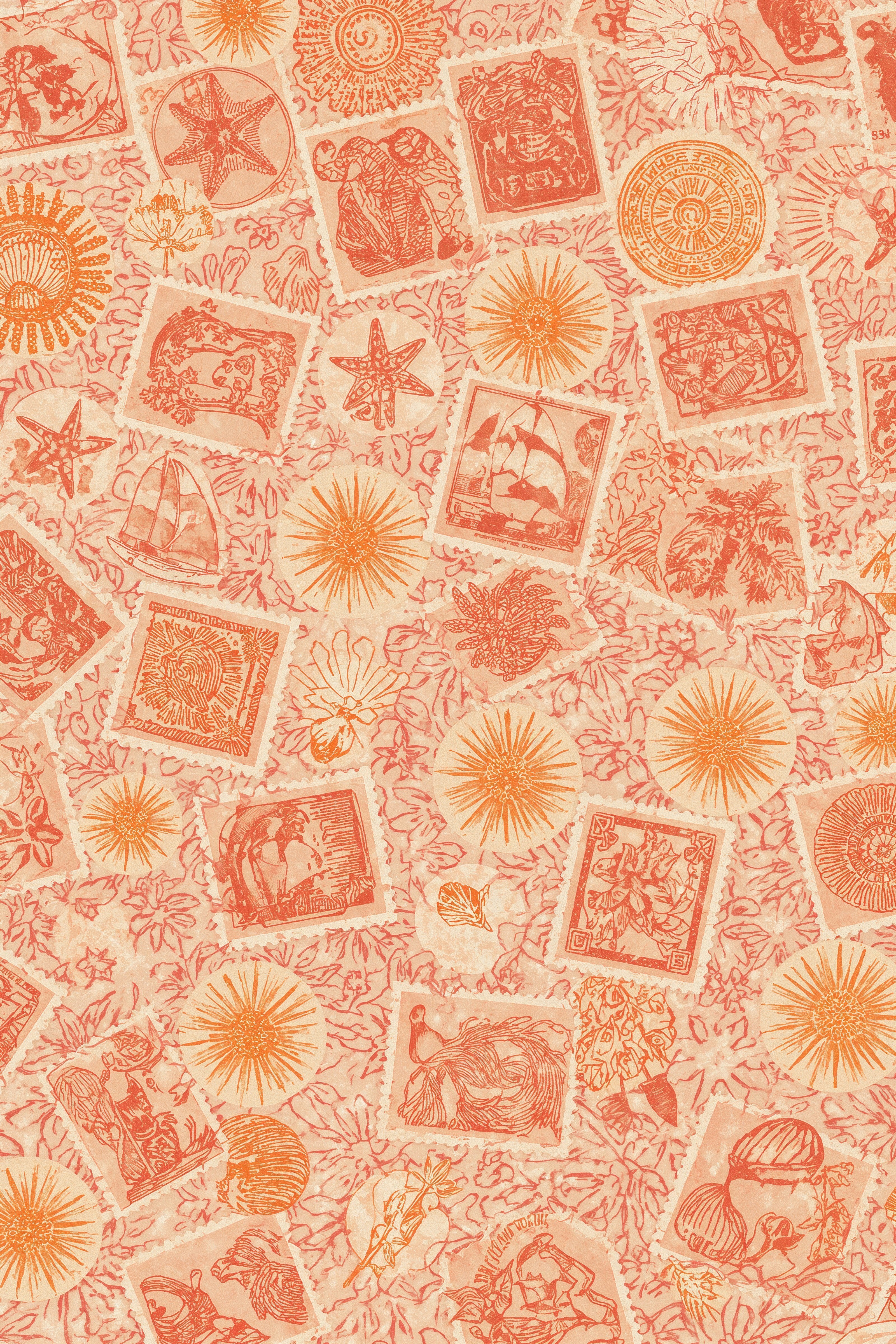 Cute Beachy Patterns: Aesthetic Summer Phone Backgrounds