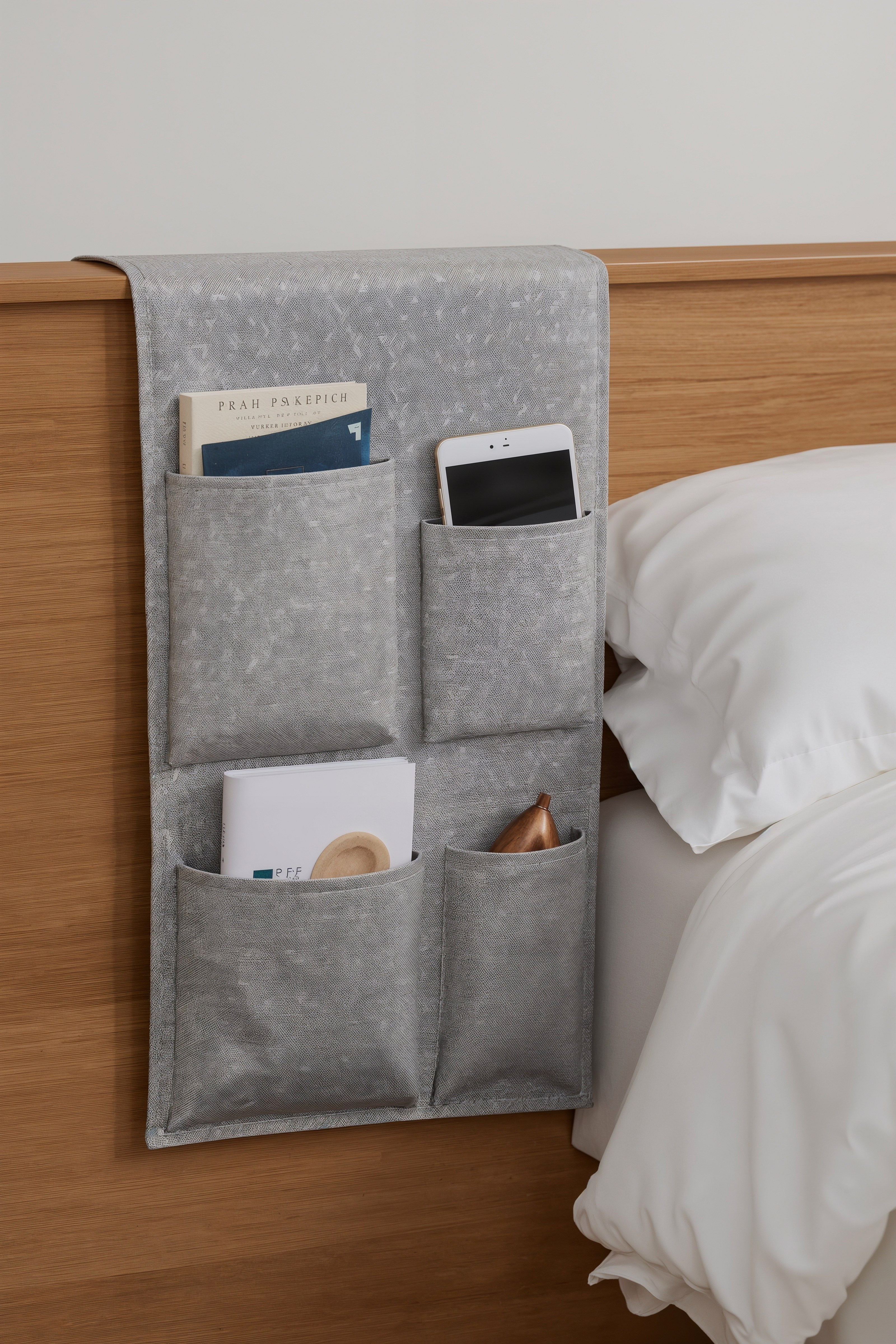 Dream Room Essential: DIY Bedside Pocket Organizer Storage