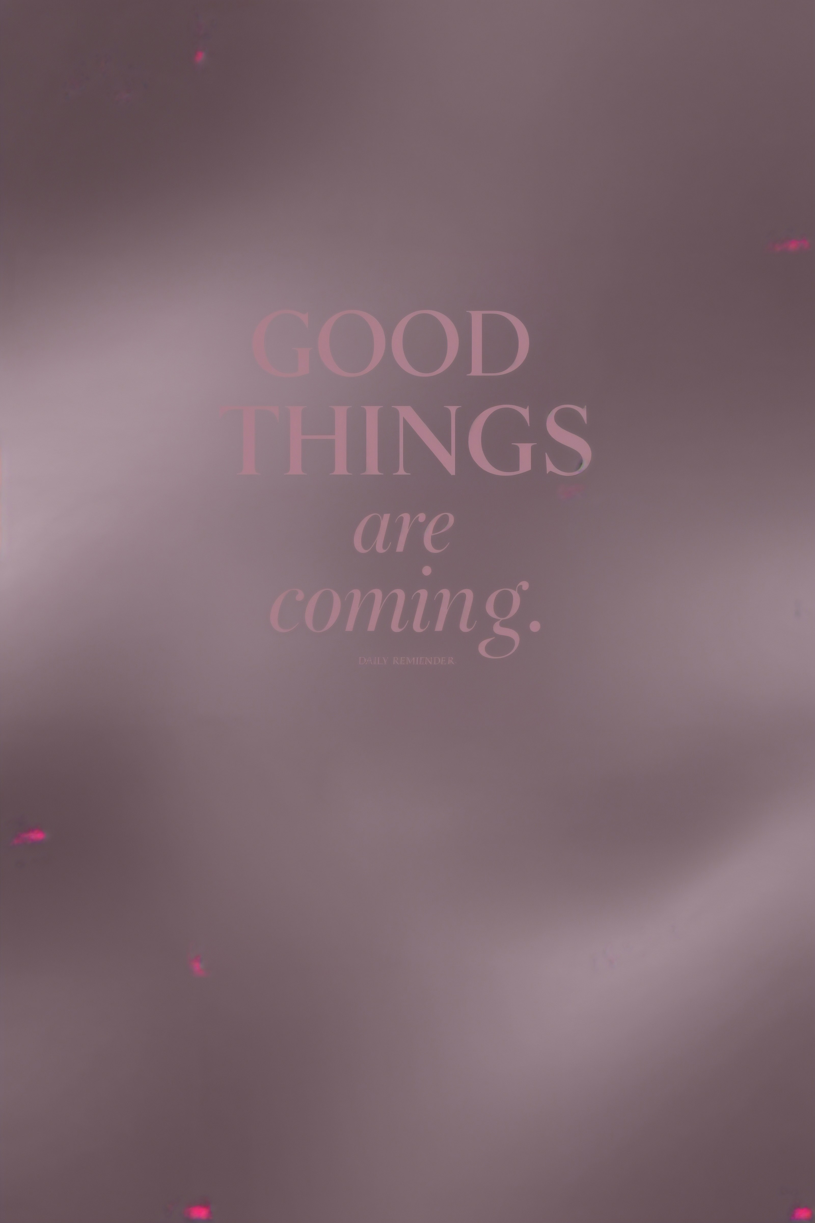 Positive Vibes: Macbook Wallpaper with '10 Good Things' Quote