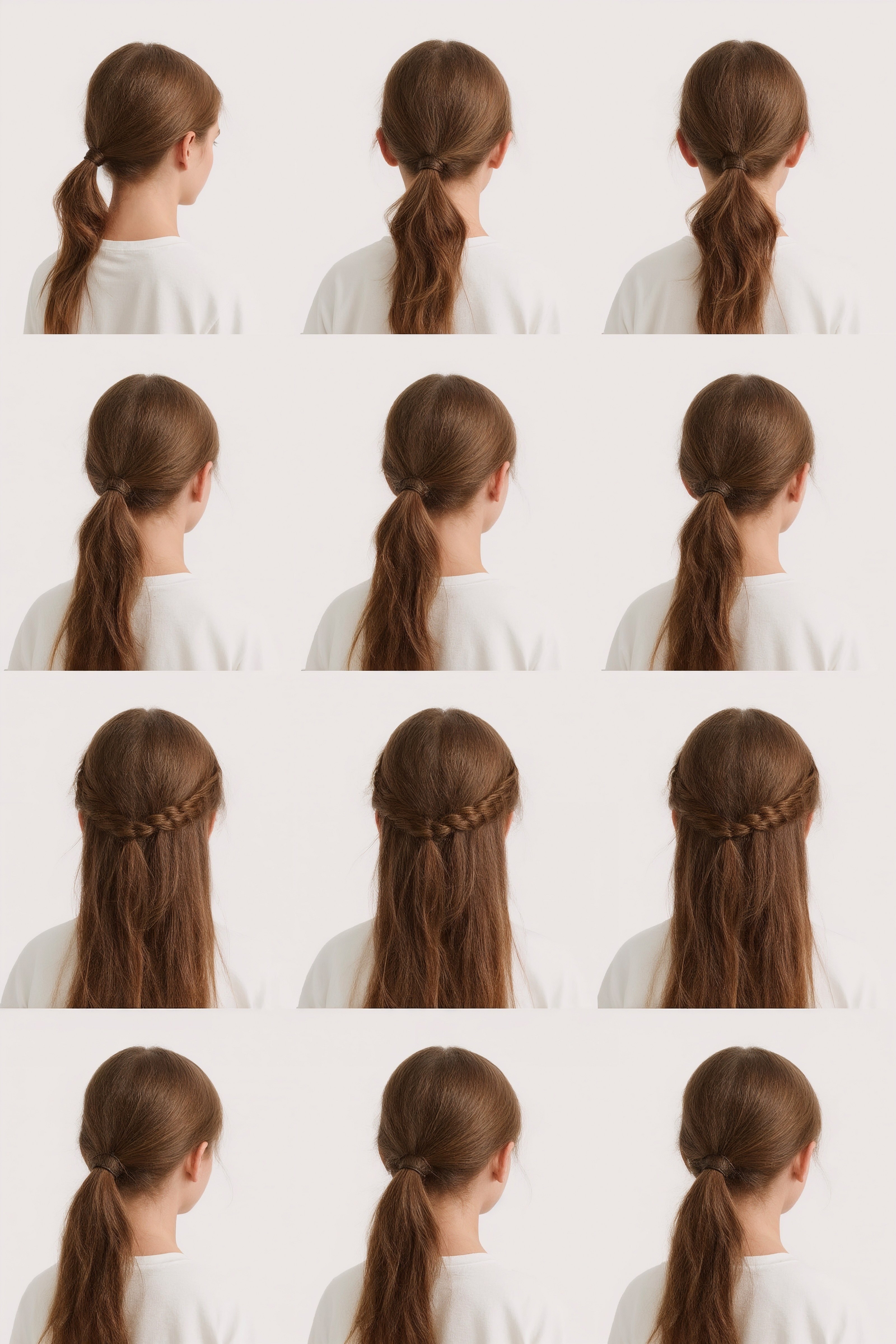 Cute Ponytail Styles: Braids & Bubble Looks for Long Hair