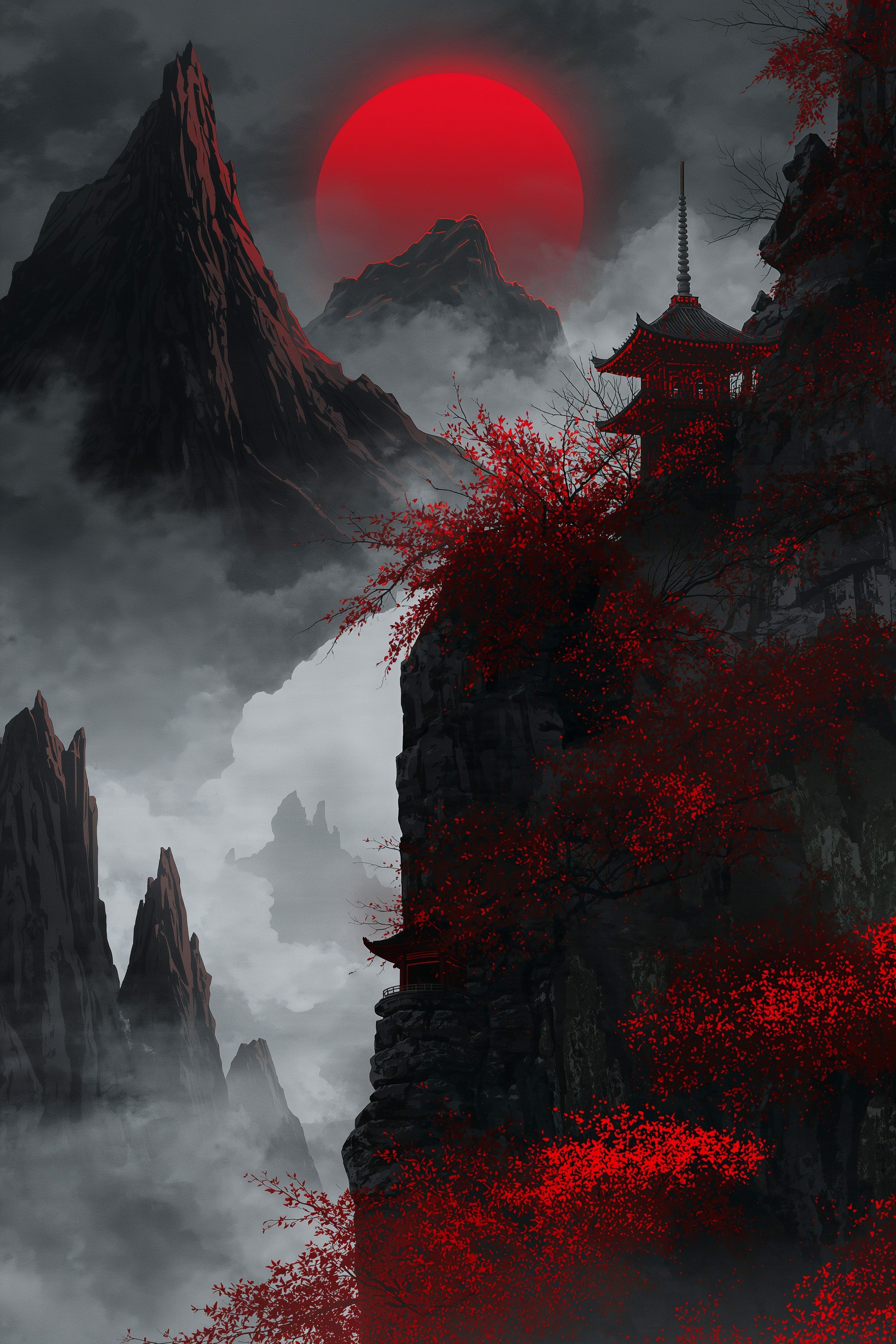 Majestic Japanese Anime Landscapes: New 4K Desktop Wallpapers
