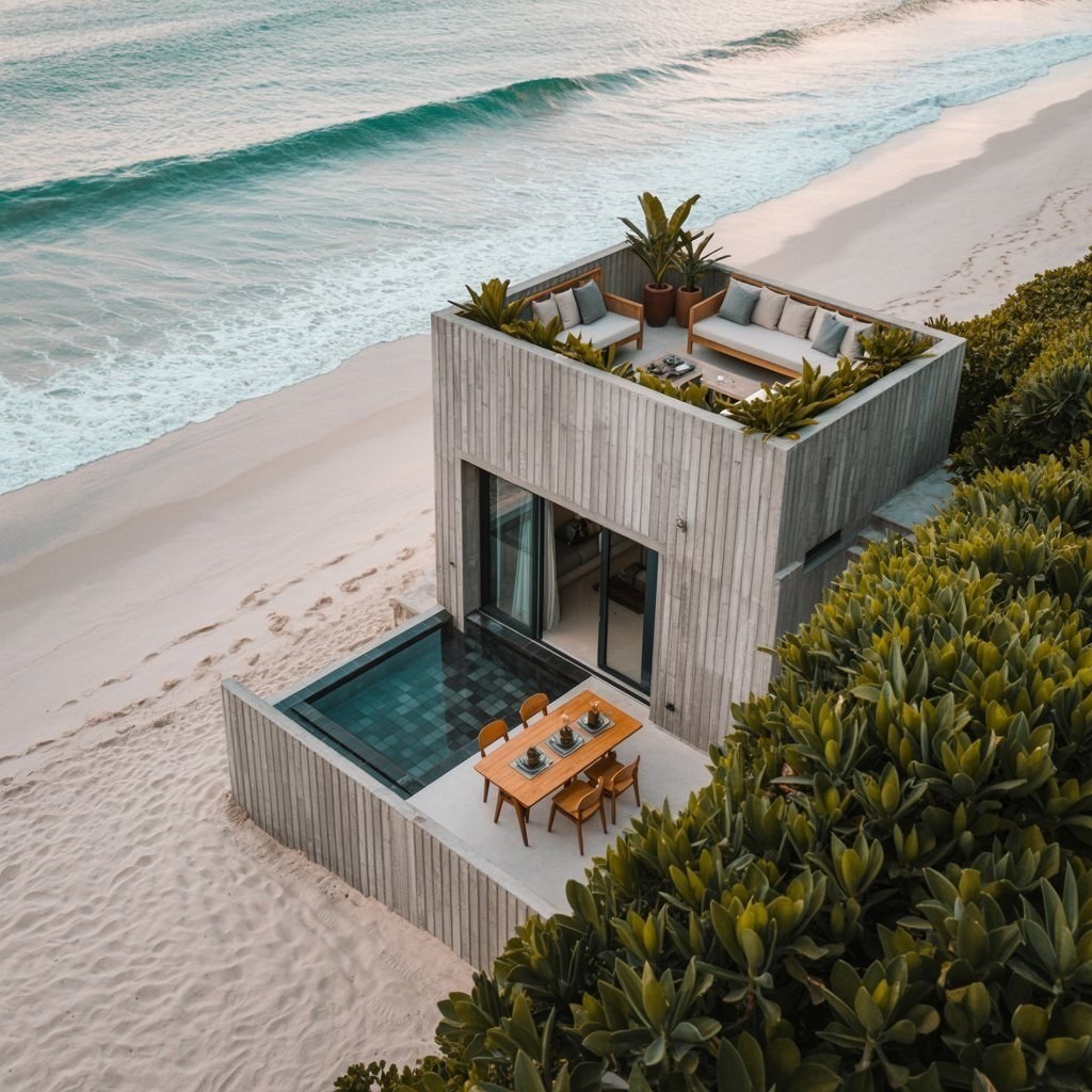 Ultimate Small Beach House with Pool: Coastal Living Redefined