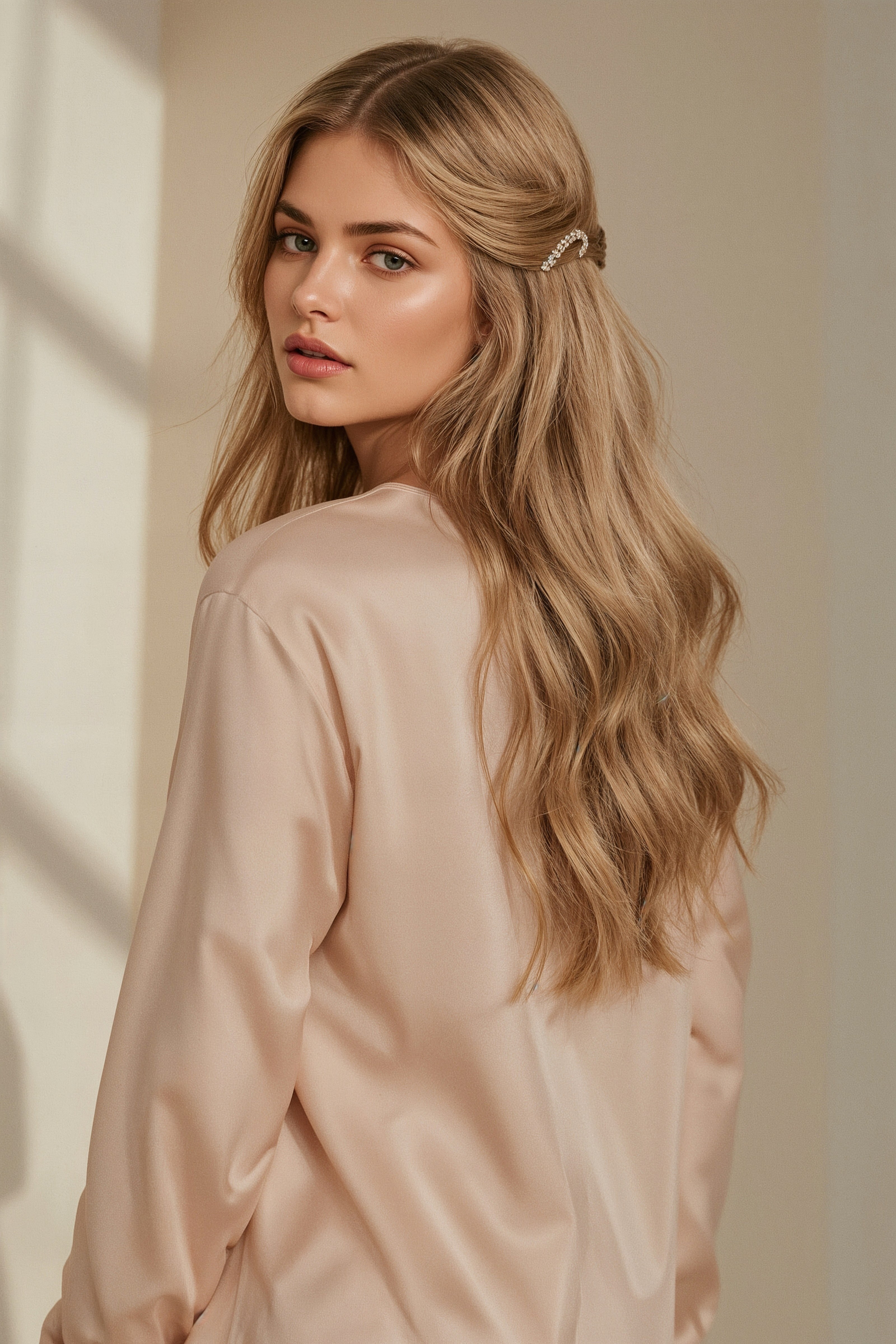 Elegant Wedding Hairstyles: Perfect Half Up Half Down for Long Hair