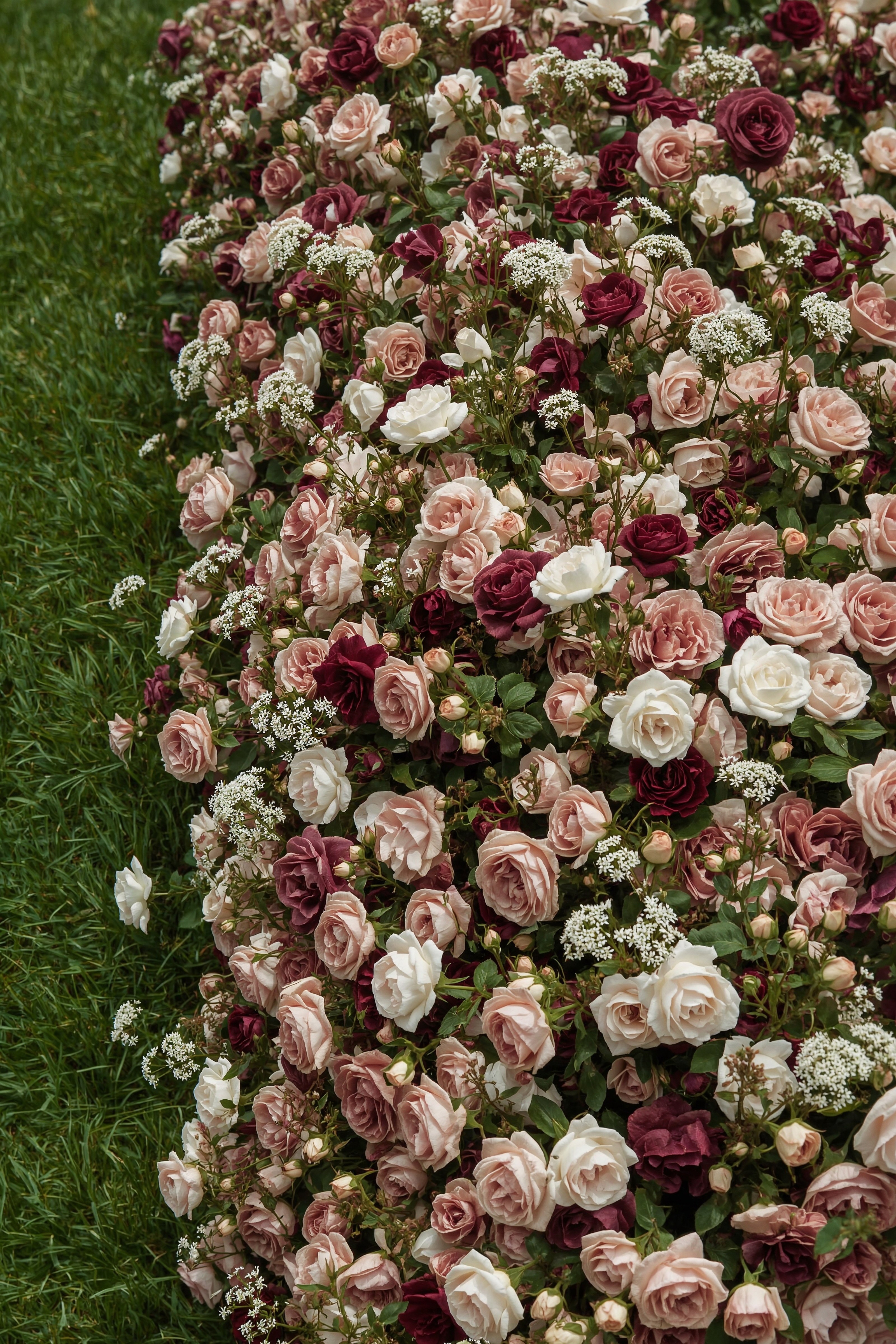 Chic English Rose Garden: Backyard Landscaping with Pretty Flowers