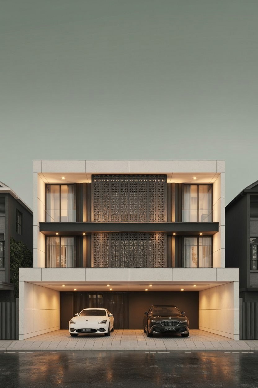 Modern House Facade Elevation: The Epitome of Home Design Luxury
