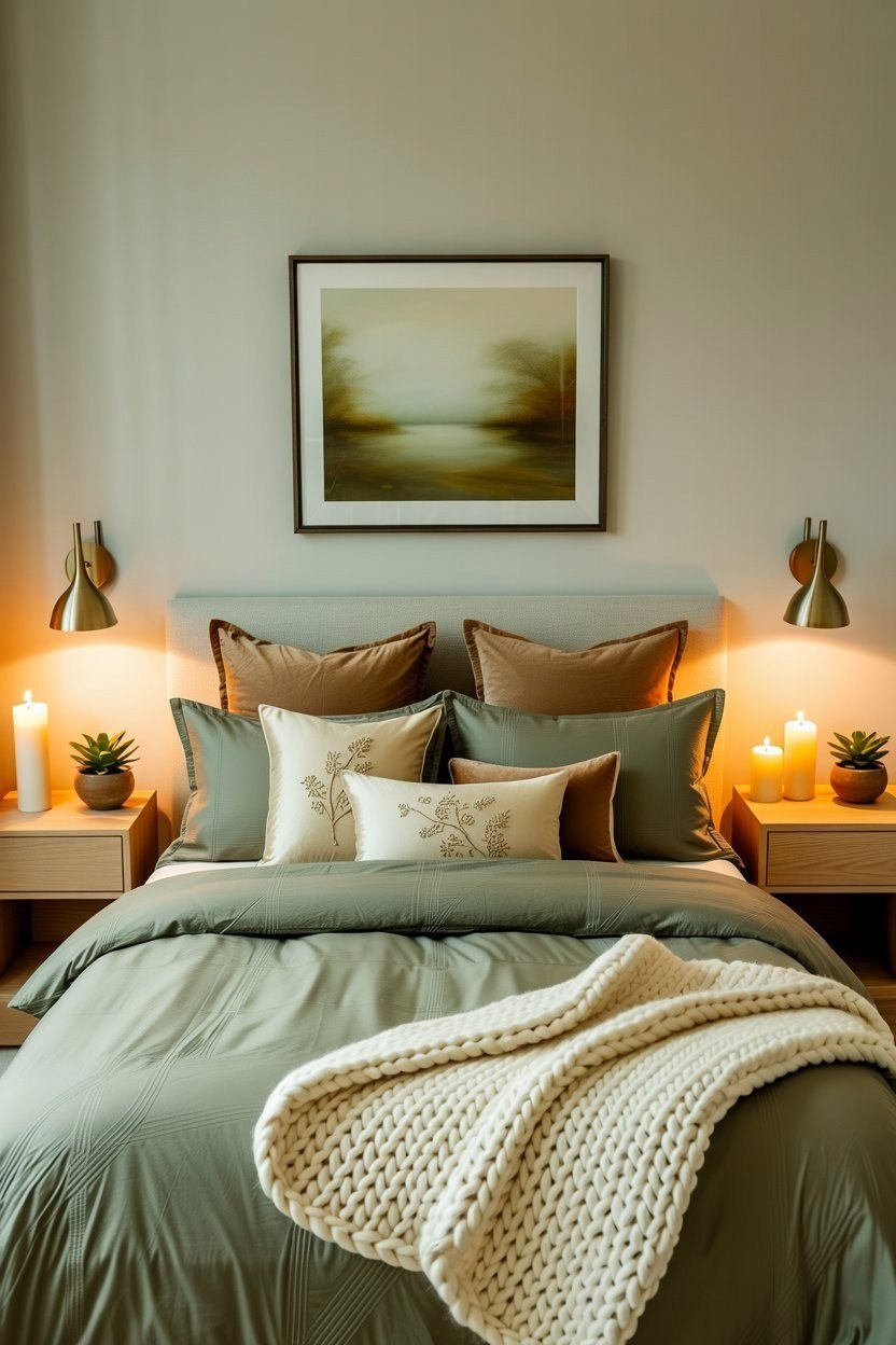 Sage Green Hygge Bedroom: Peaceful Adults Bedroom Retreat