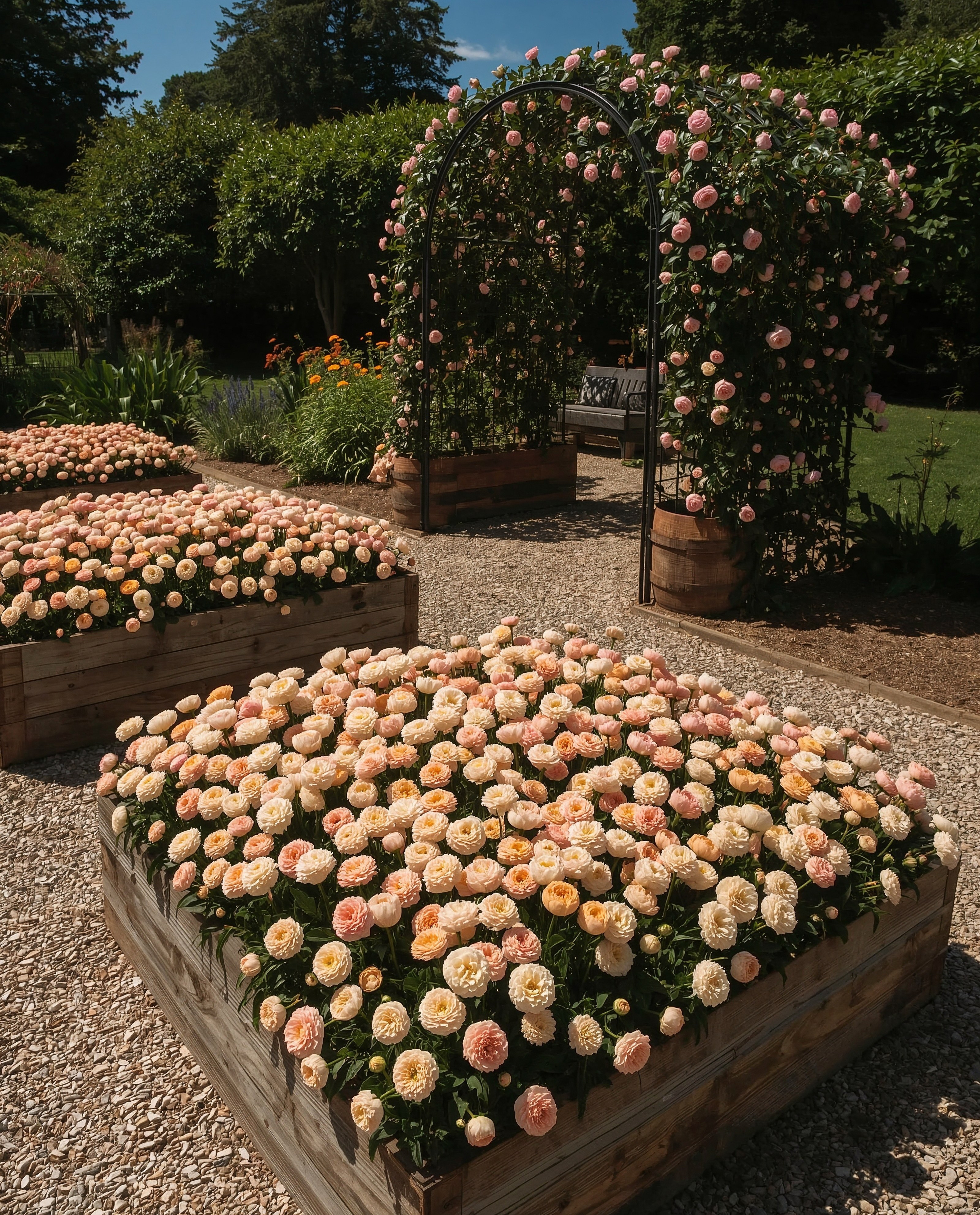 Colorful Raised Flower Beds: Spring Landscaping Dreams