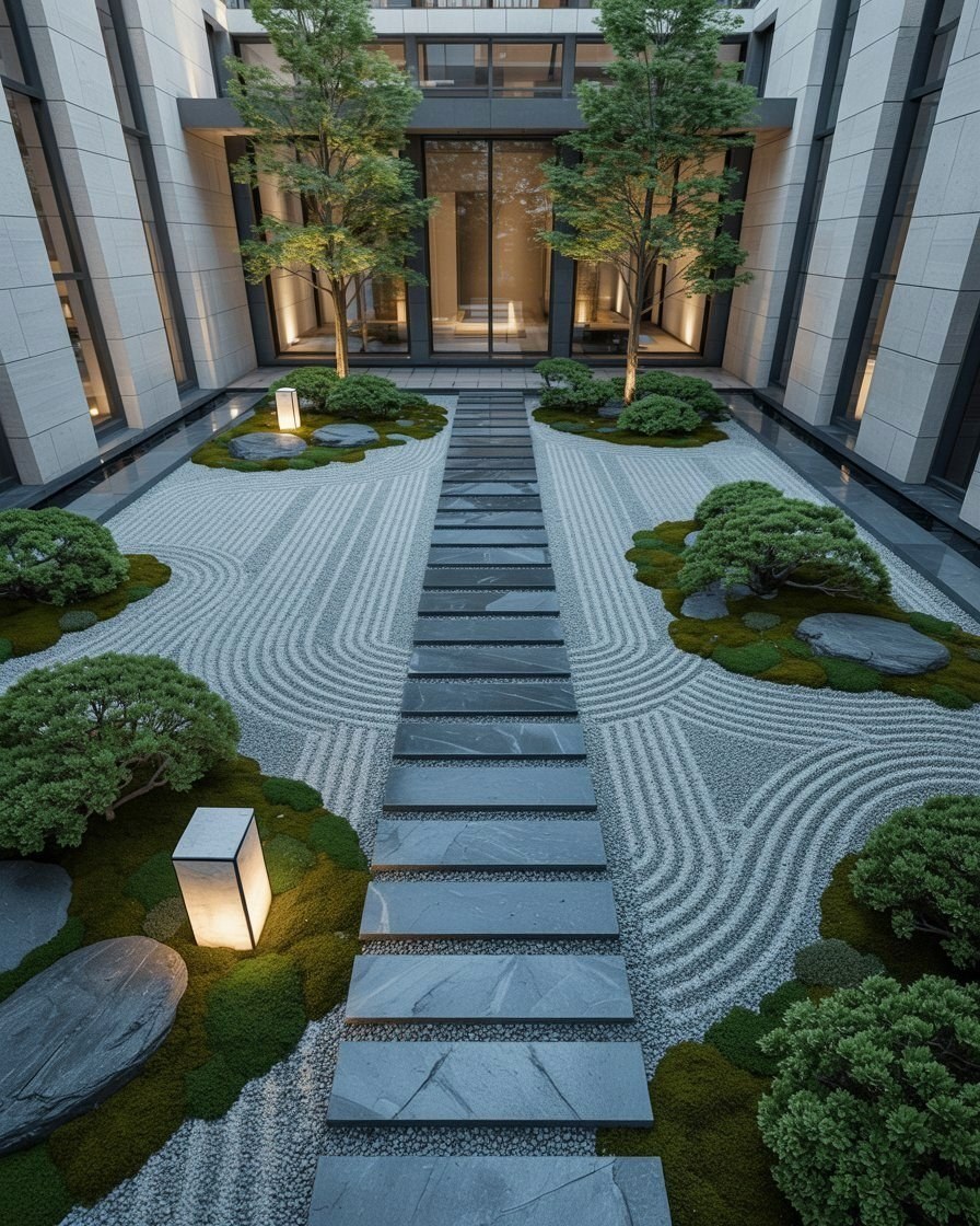 Elegant Formal Garden Layouts & Patio Plans