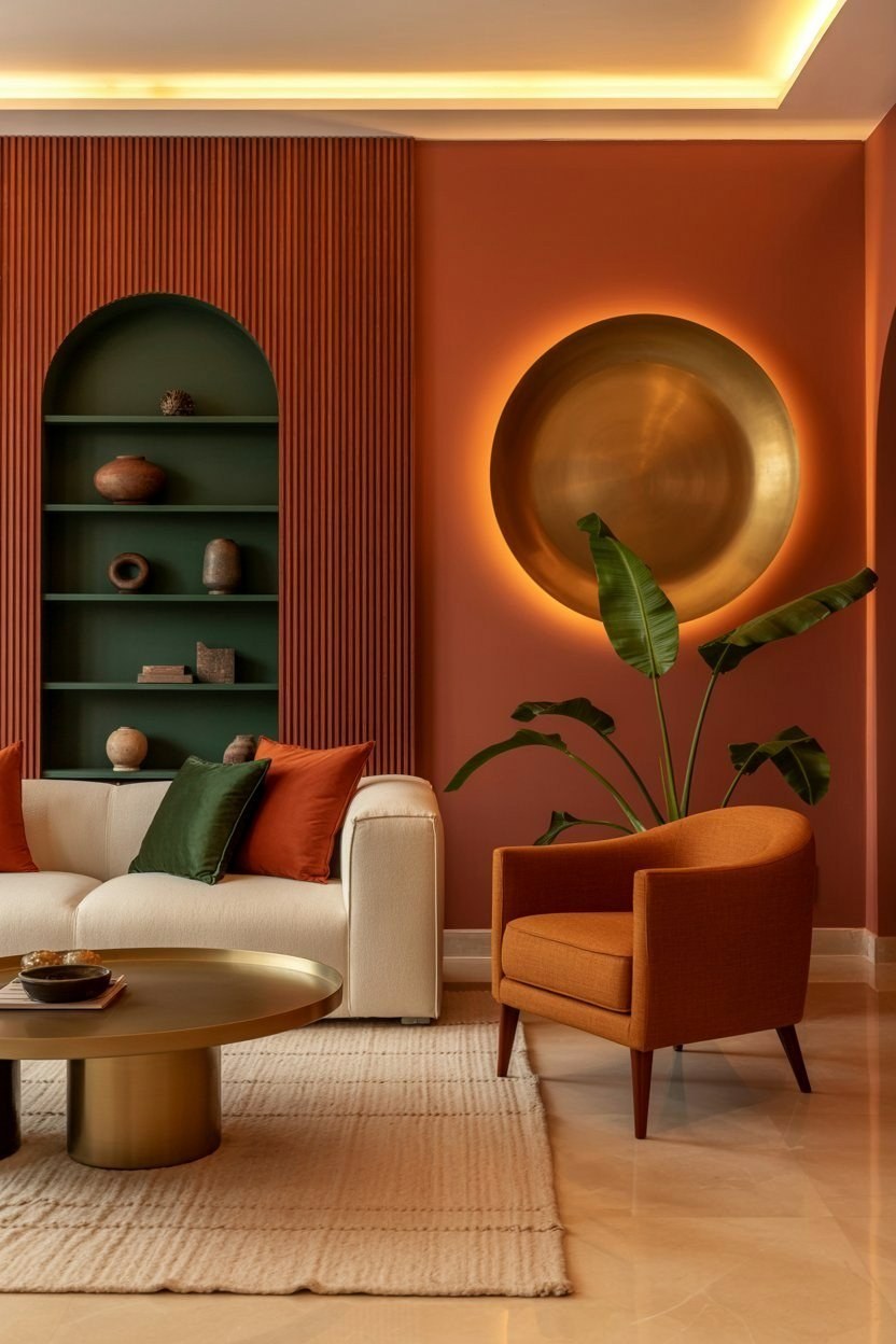 Mastering the Warm Contemporary Living Room Palette