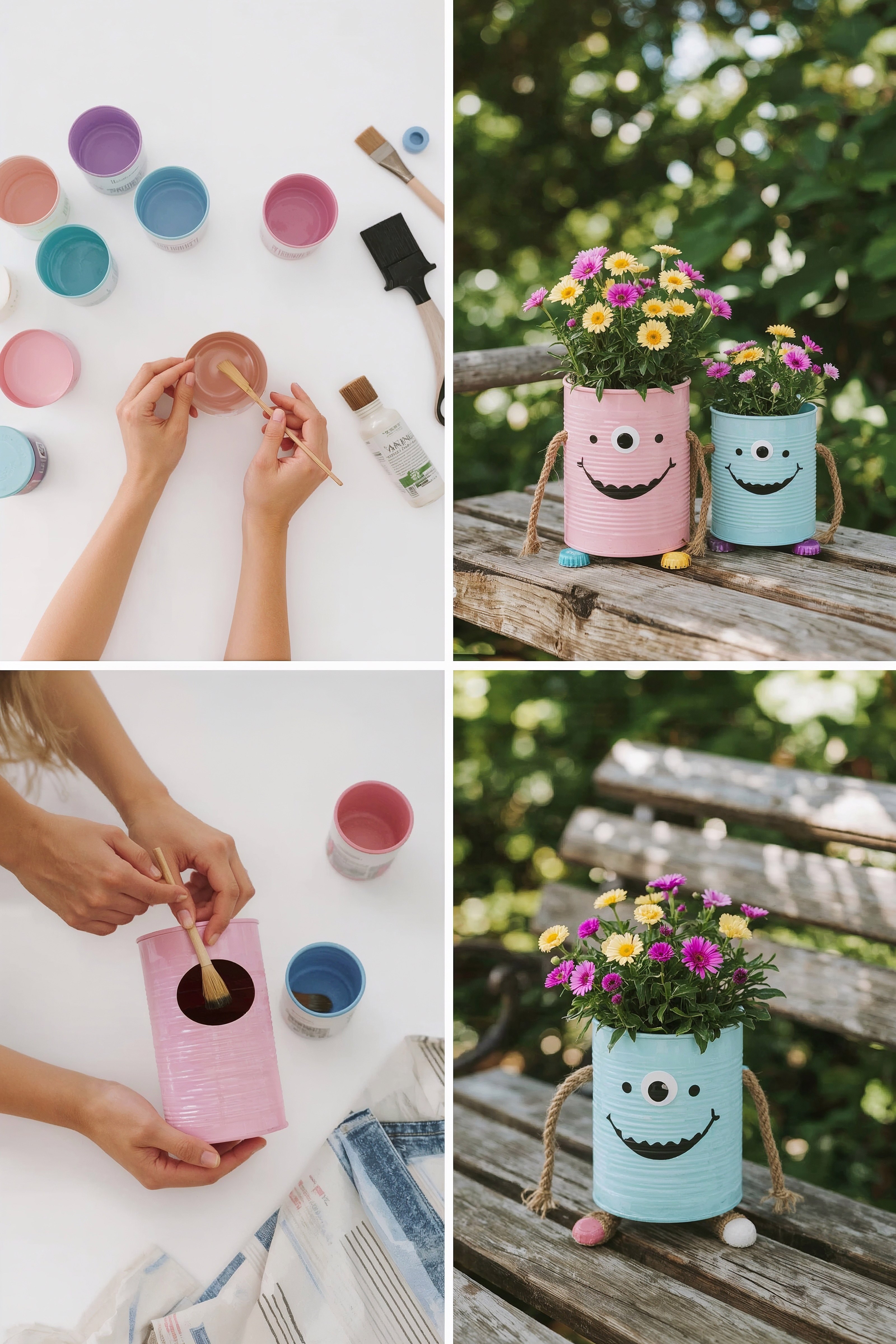 DIY Tin Can Crafts: Whimsical Garden Decor & Wedding Accents