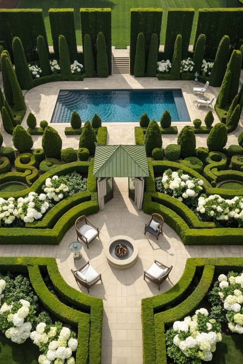 Grand Backyard Pool Designs: Elegant Estate Layouts for Luxury Living