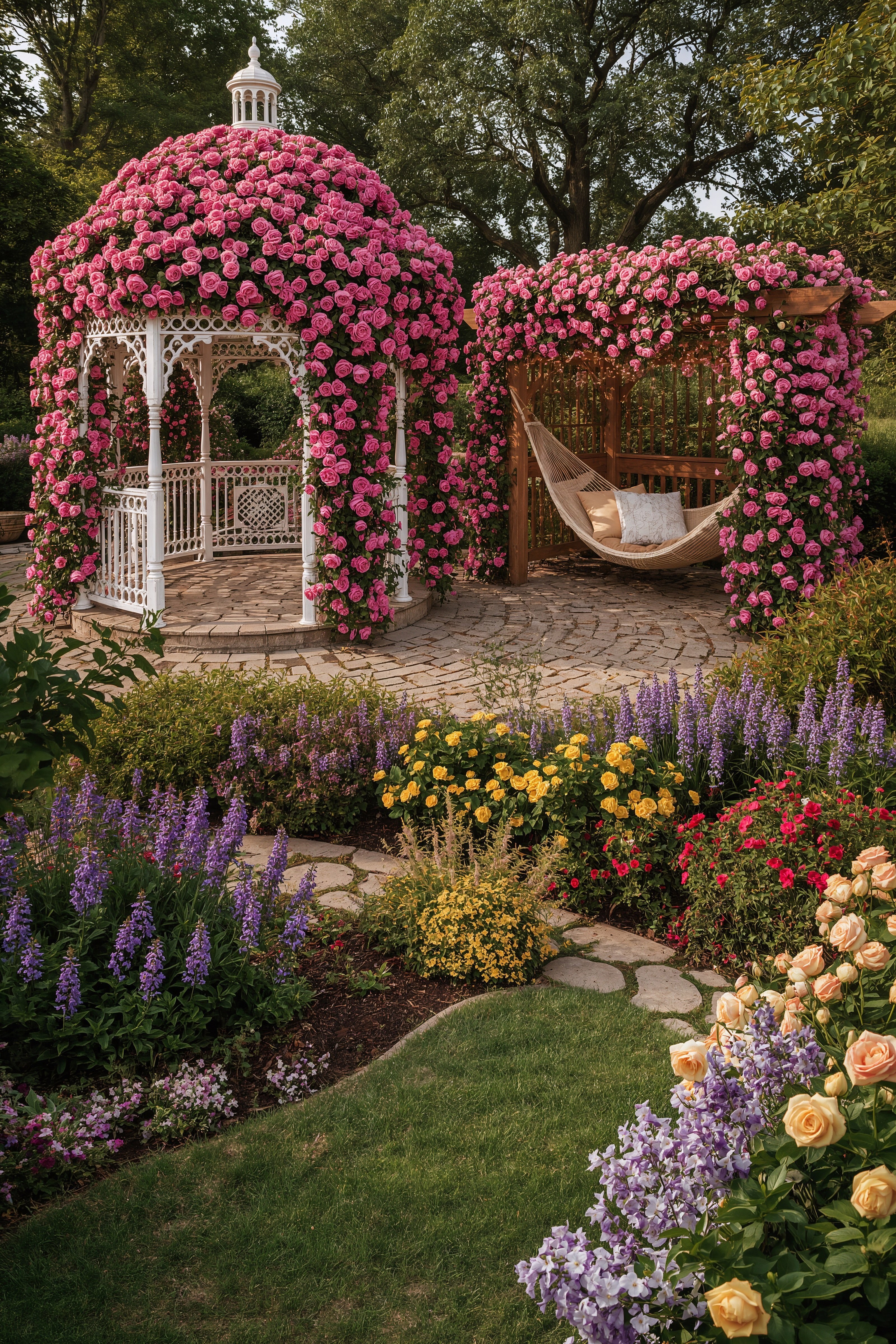 Enchanting Backyard Sanctuary: Colorful Fantasy Garden Inspo for 2025