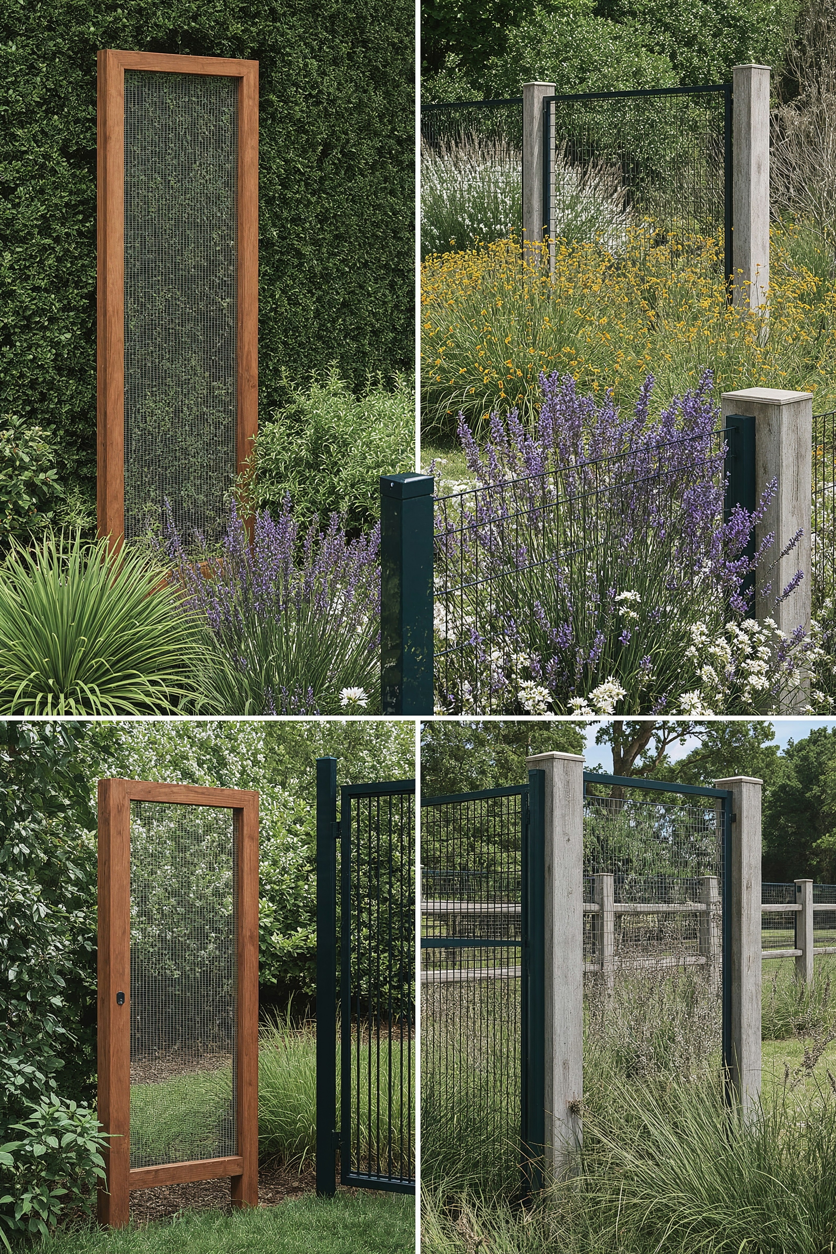 Beautiful Backyard Garden Fences: Design for Function & Style