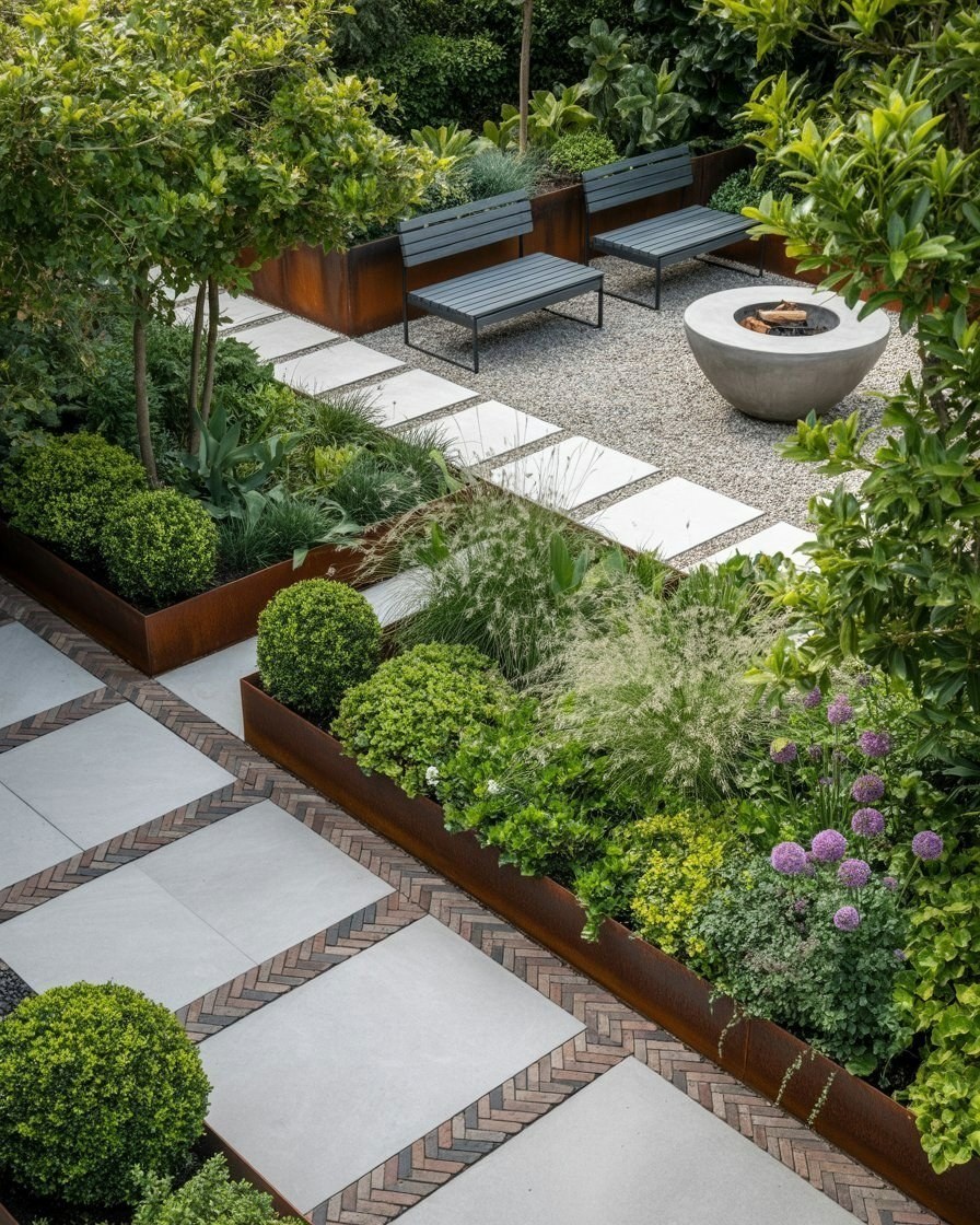 Modern Courtyard Garden Design: Small Space, Big Impact