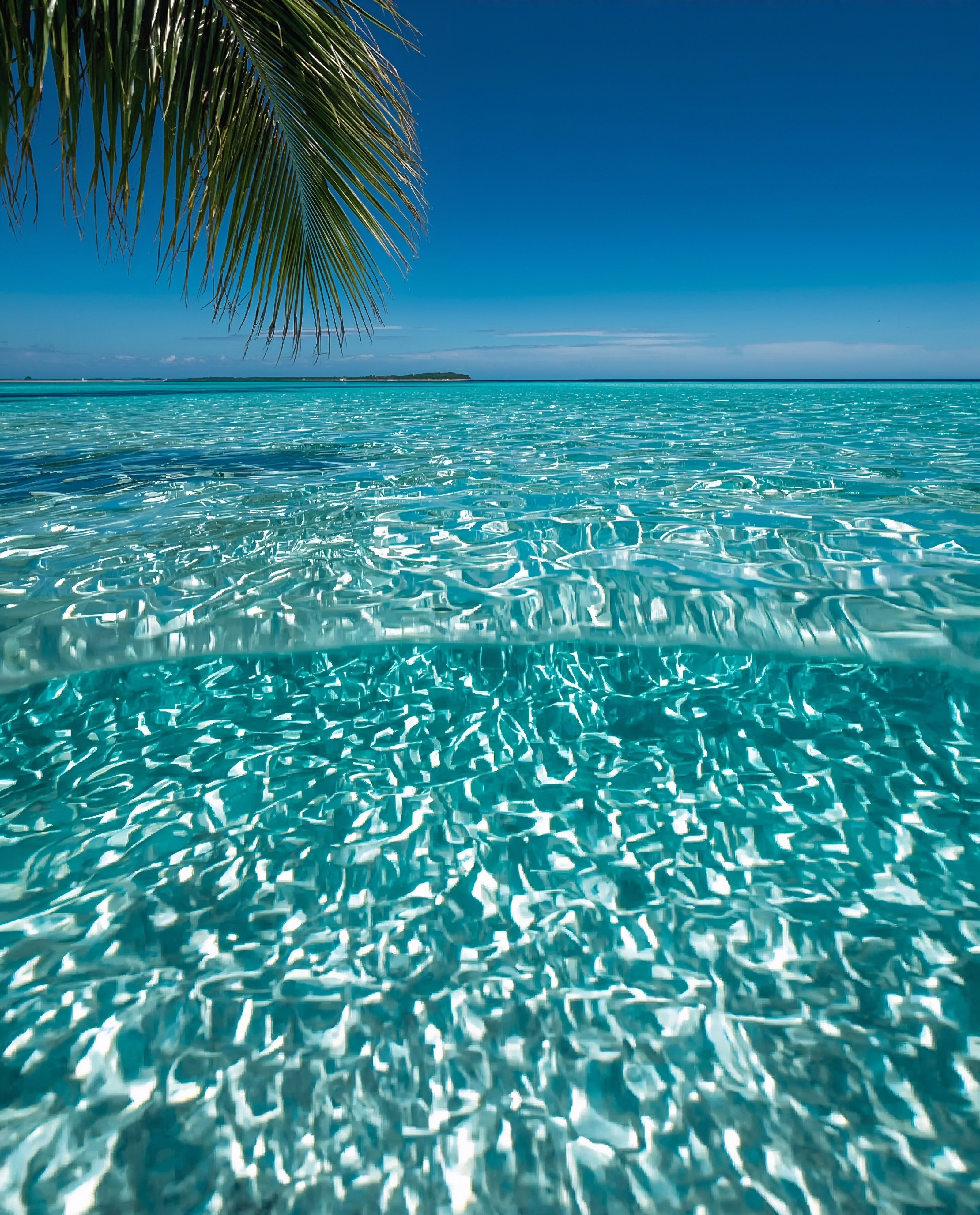 Maldives Ocean Vibes: Dreamy Beach Wallpaper for Your iPhone