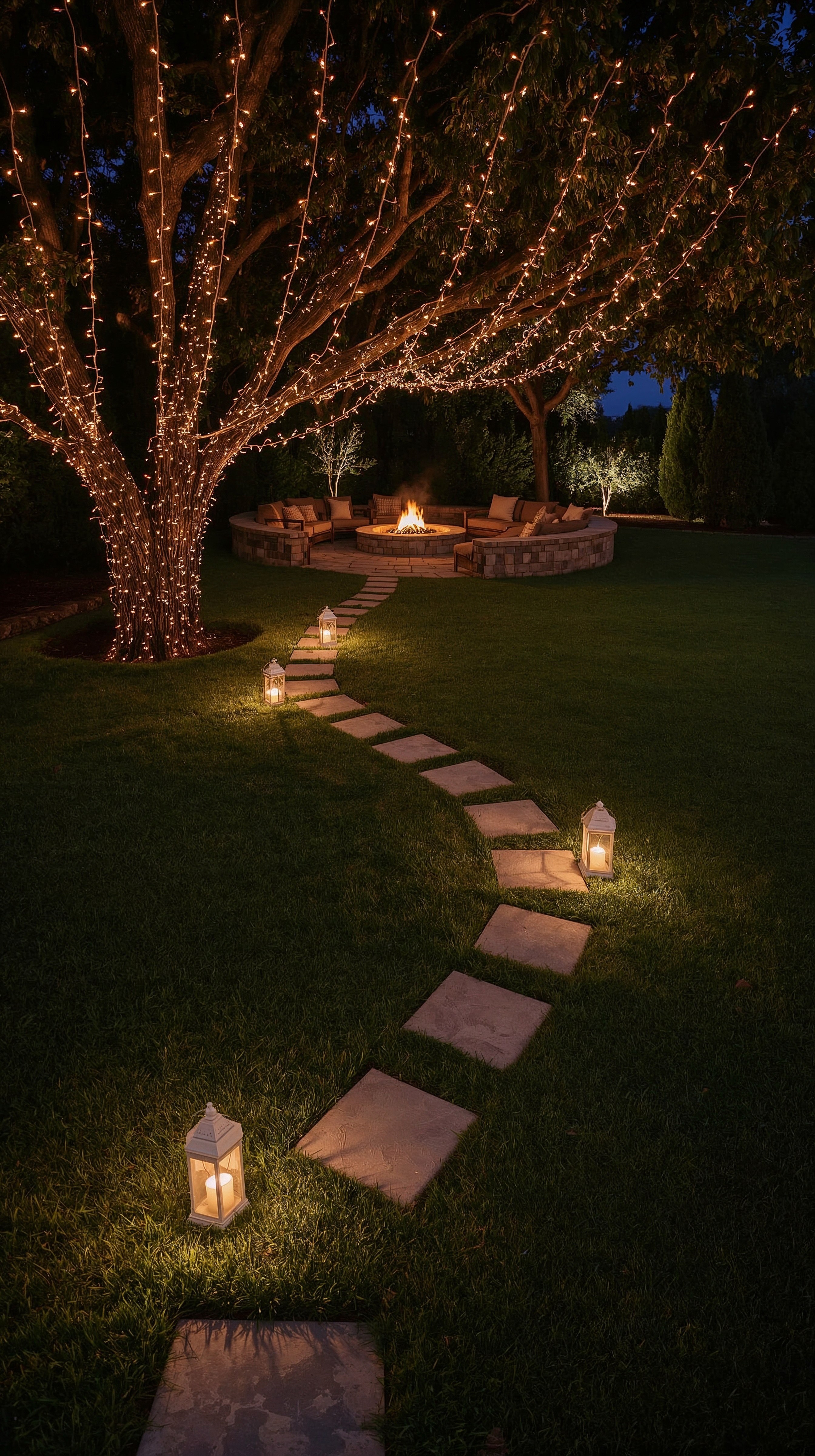 Cozy Fire Pit Designs for Magical Backyard Landscaping