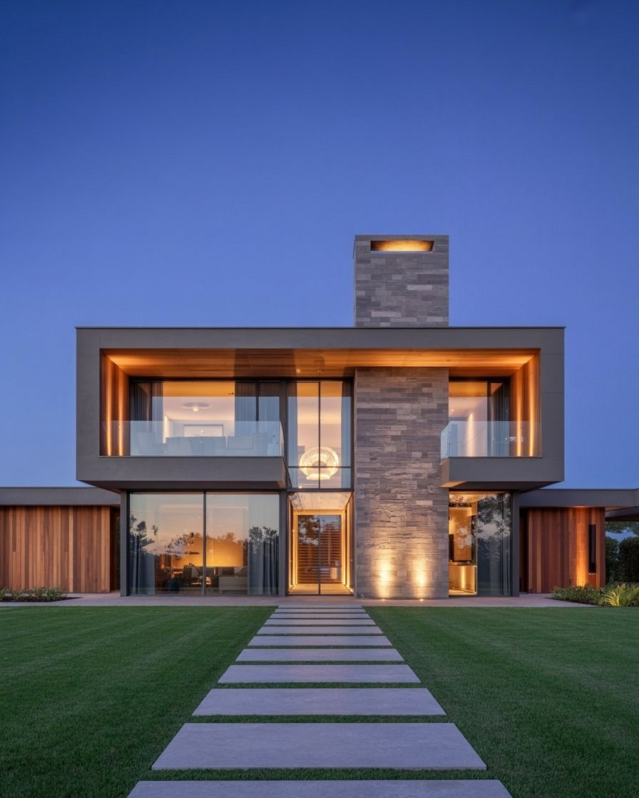 Dream Modern Home: Contemporary Luxury House Exterior Design