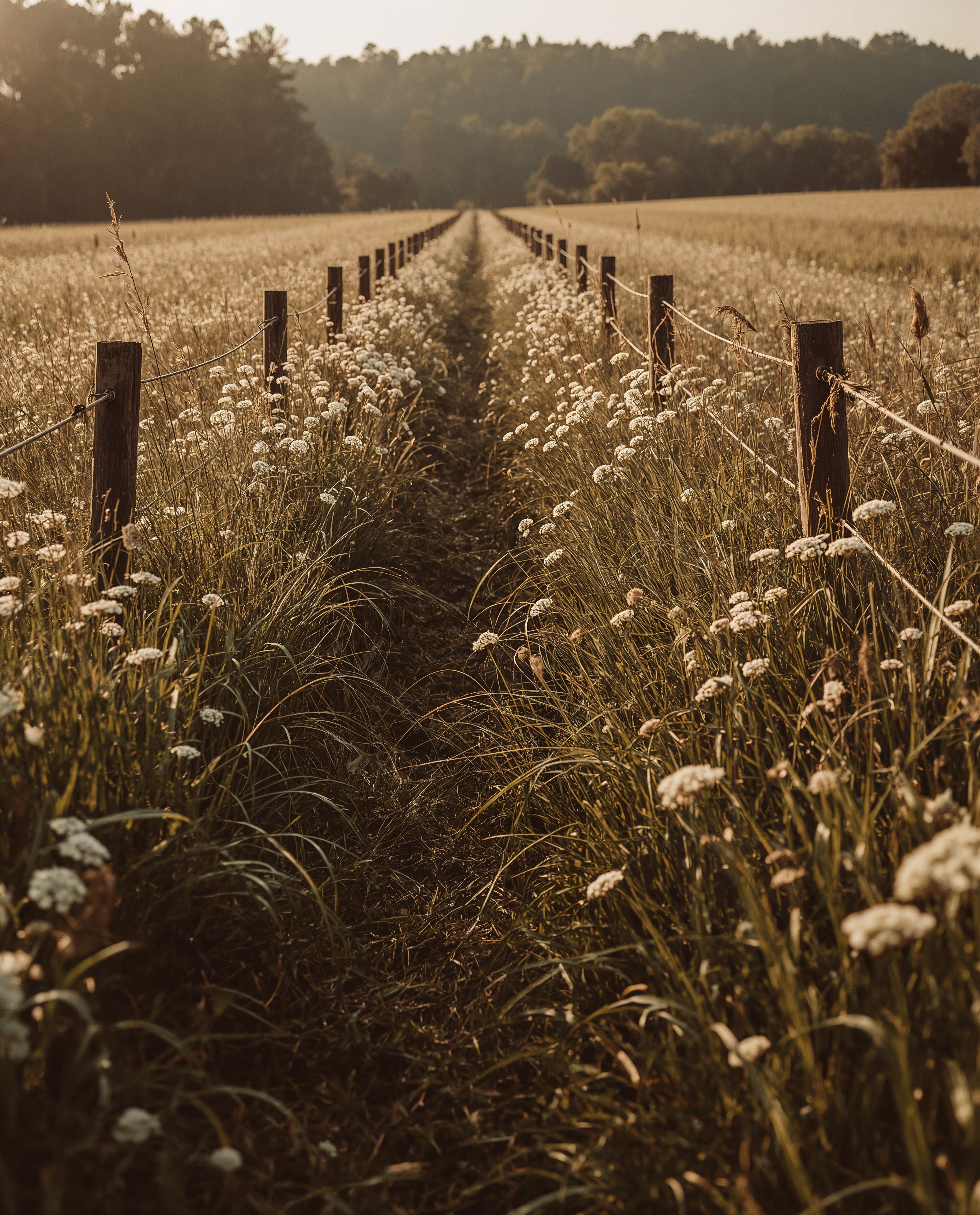 Serene Paths: Romantic Natural Aesthetic Spring Wallpaper