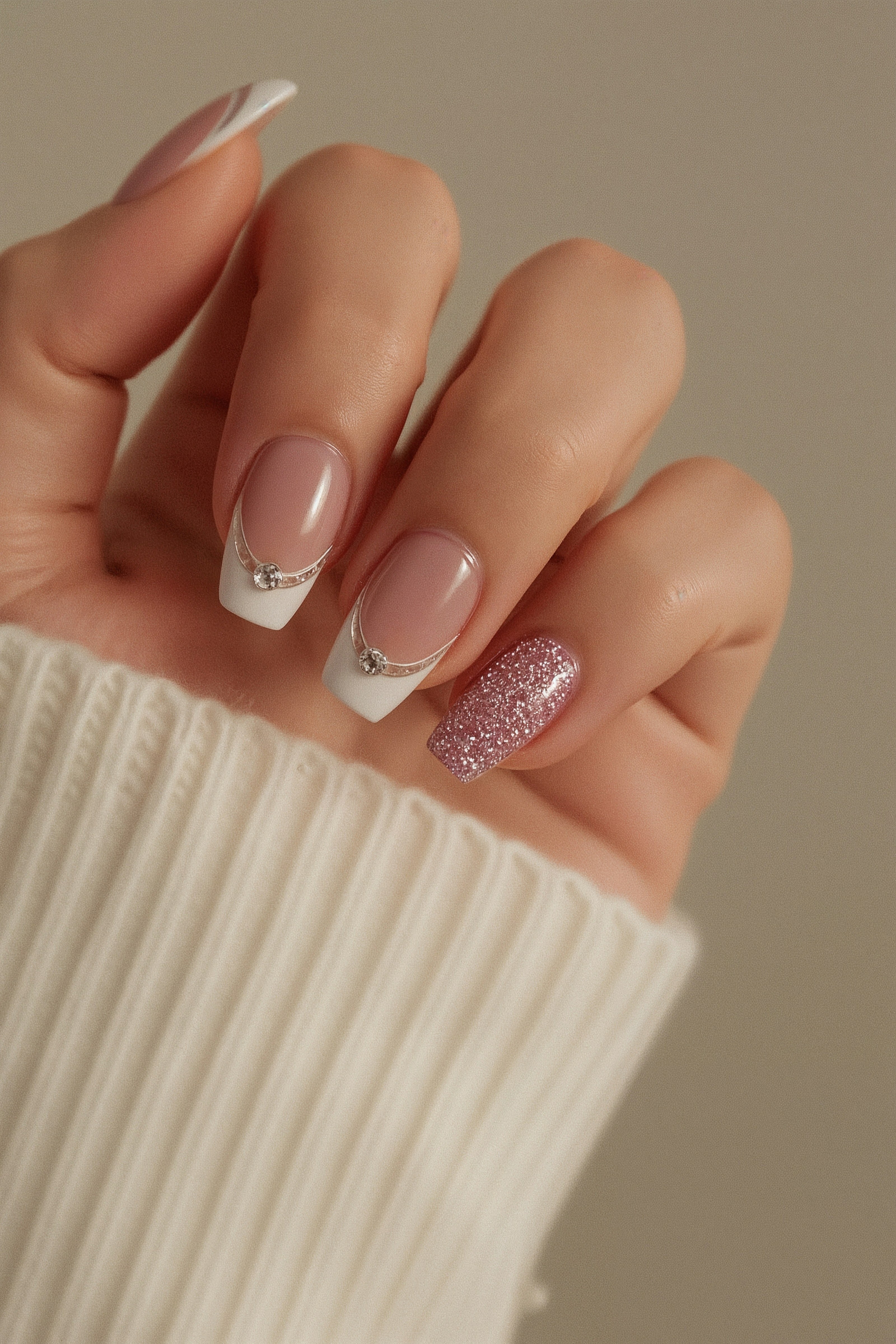 Sparkling Gel Nails 2026: Short Pink Designs with Subtle Elegance