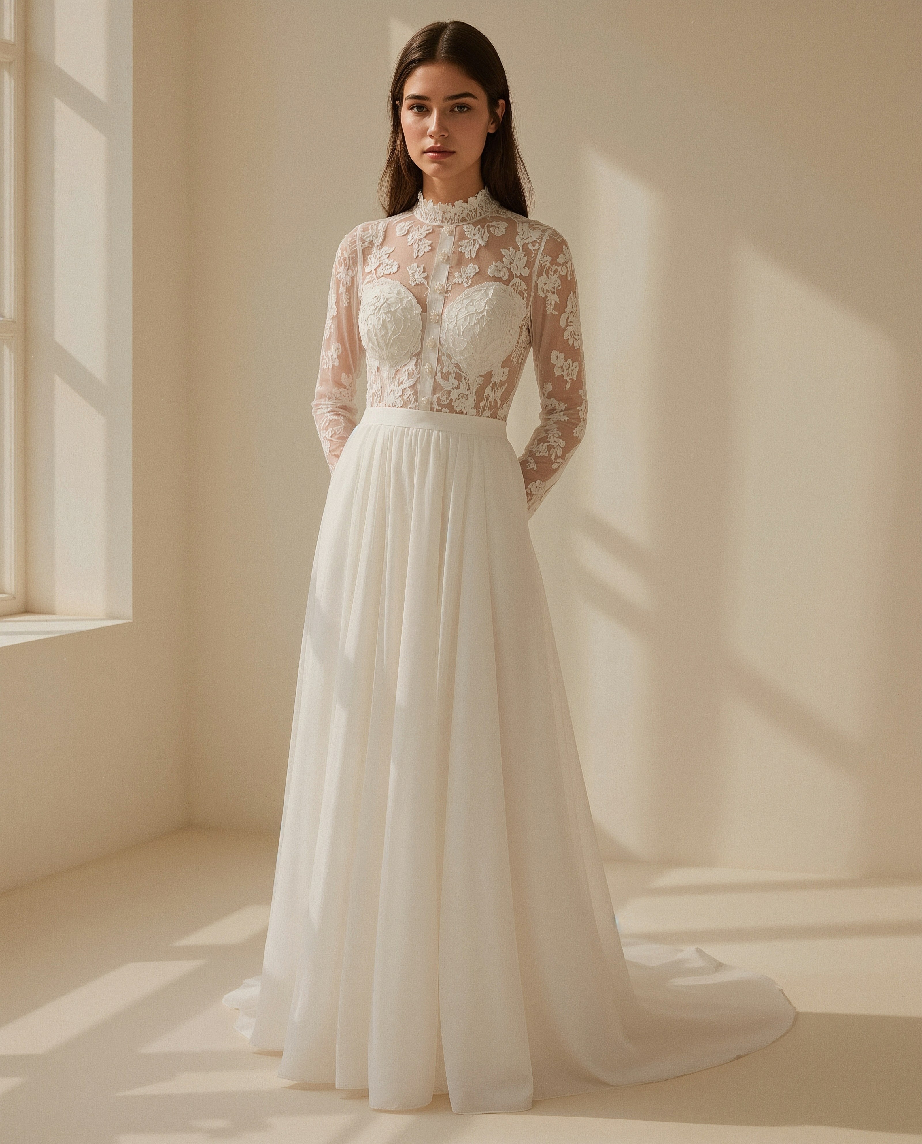 Vintage Charm: The Enduring Appeal of Long Sleeve Wedding Dresses