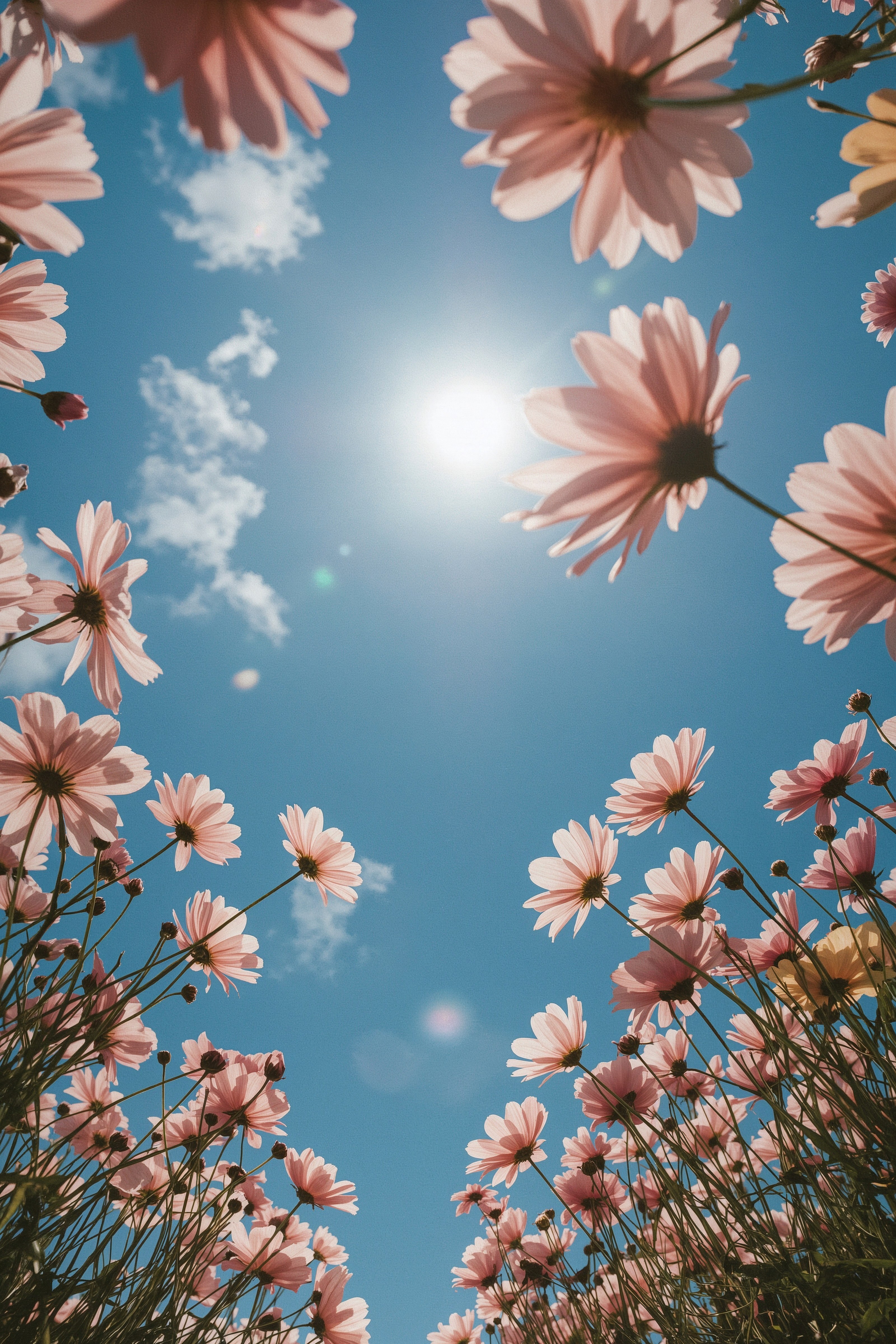 Cosmos Flowers: The Ultimate Spring iPhone Wallpaper