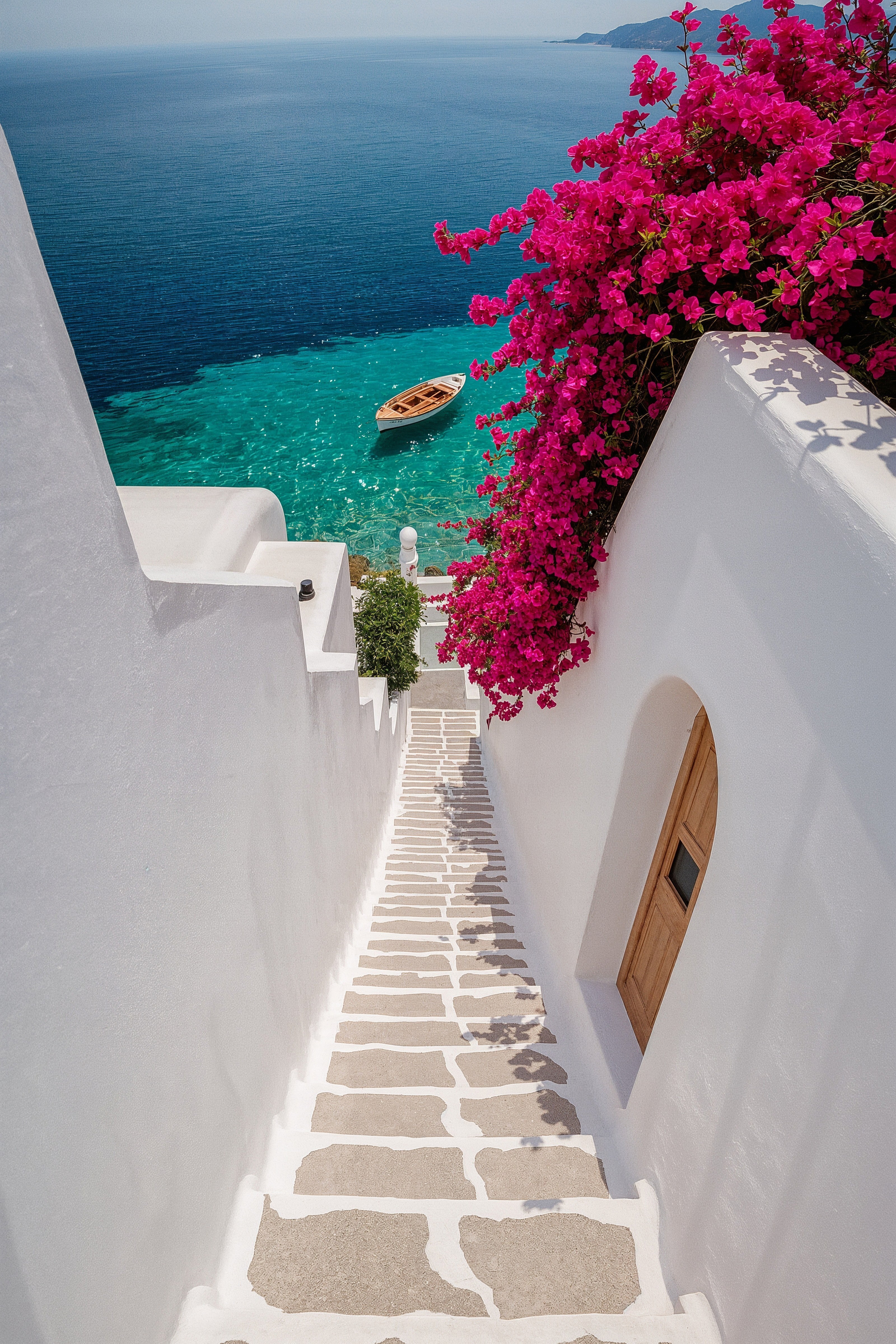 Coastal Paradise Aesthetic: Dream Summer Escape iPhone Wallpaper 4K