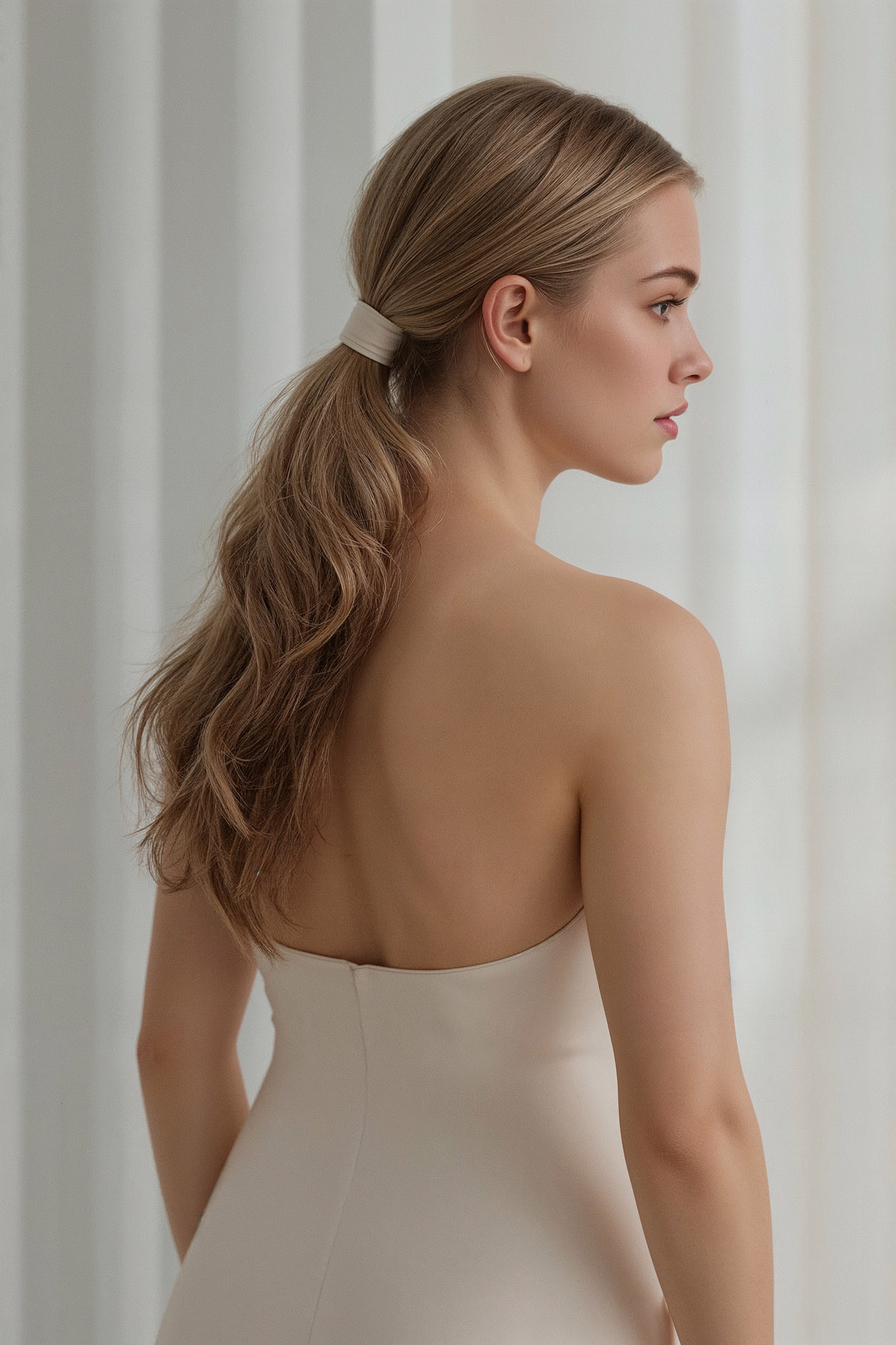 Simple Bridal Ponytail: Effortless Prom & Wedding Hair Updo