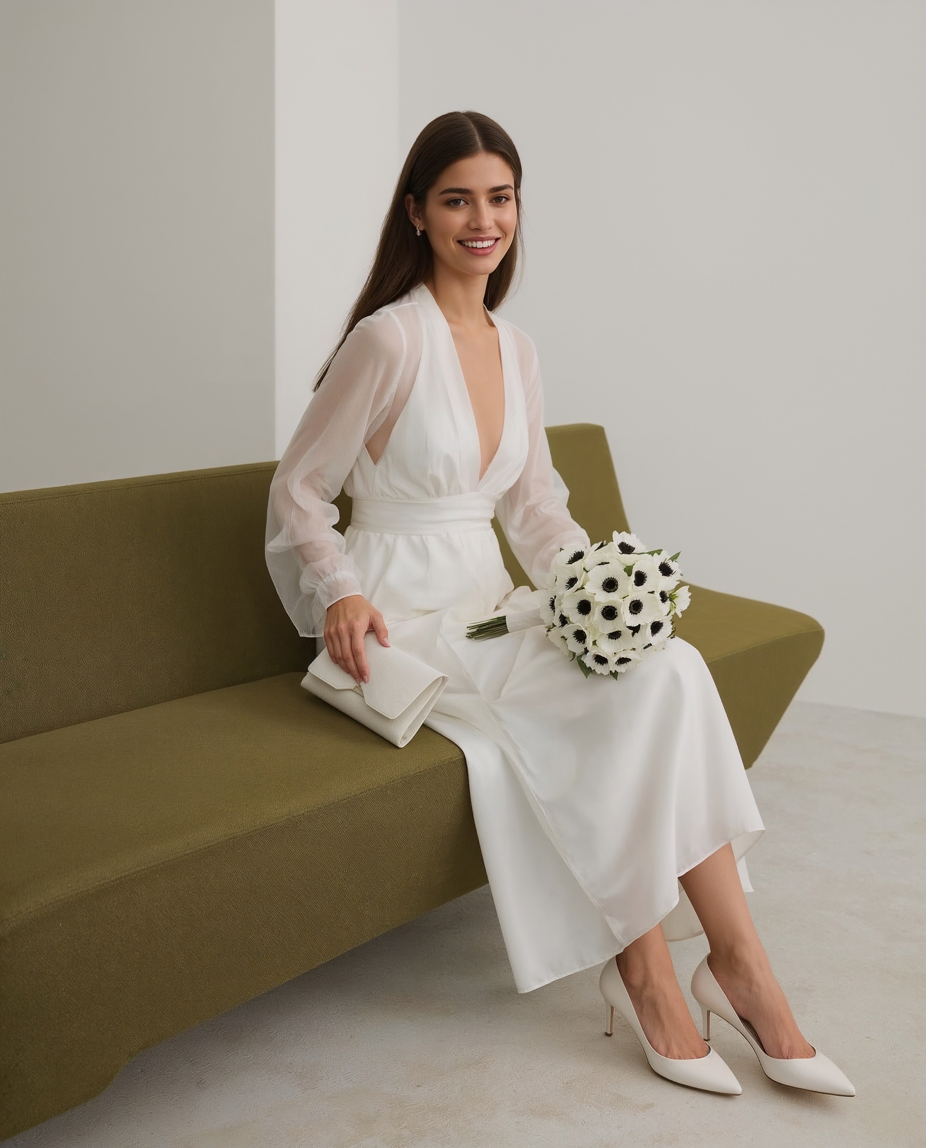 Chic Micro Wedding Dresses: Elegant Elopement & Courthouse Style