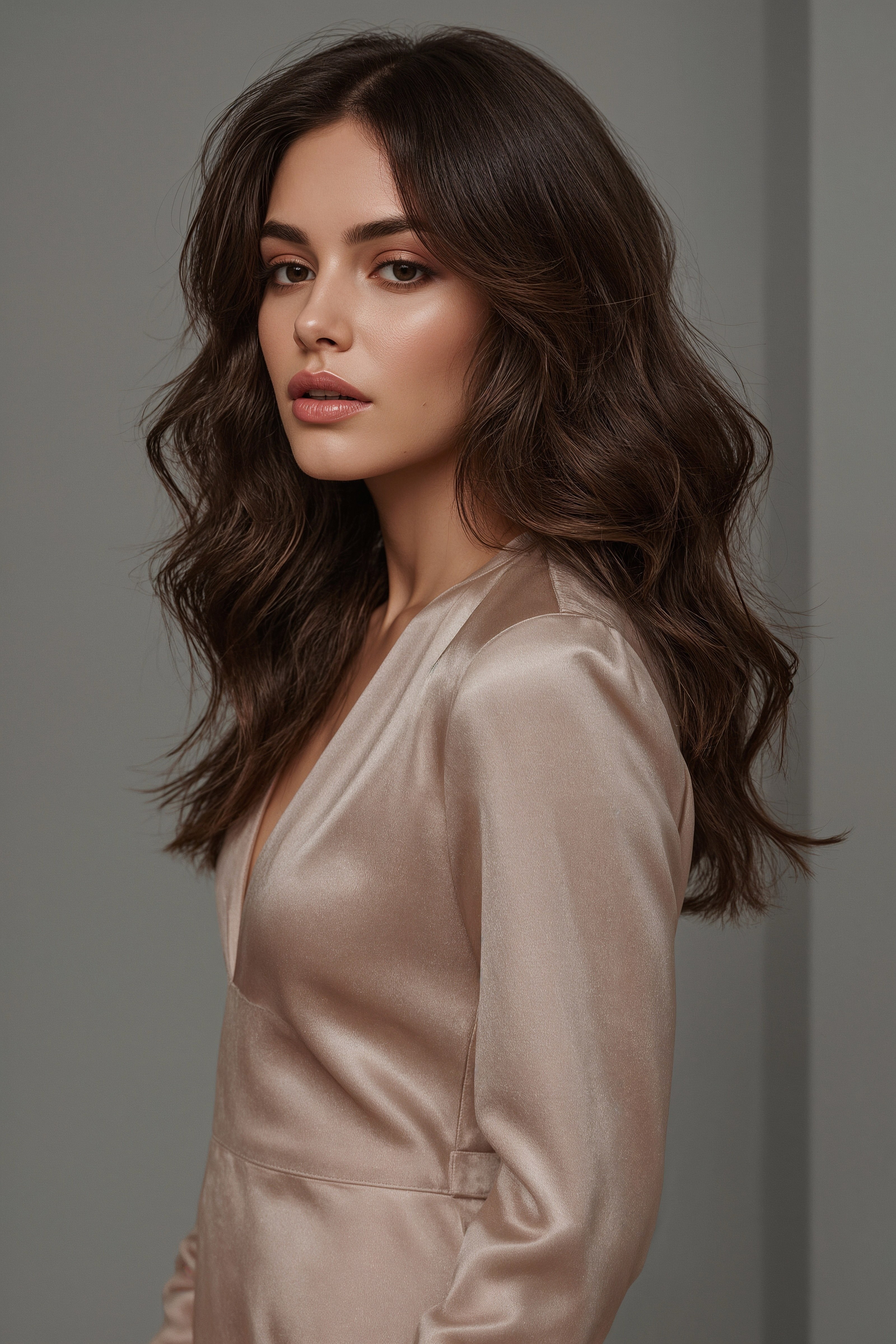 Glamour Hair Unleashed: Voluminous Wavy Styles for Engagements