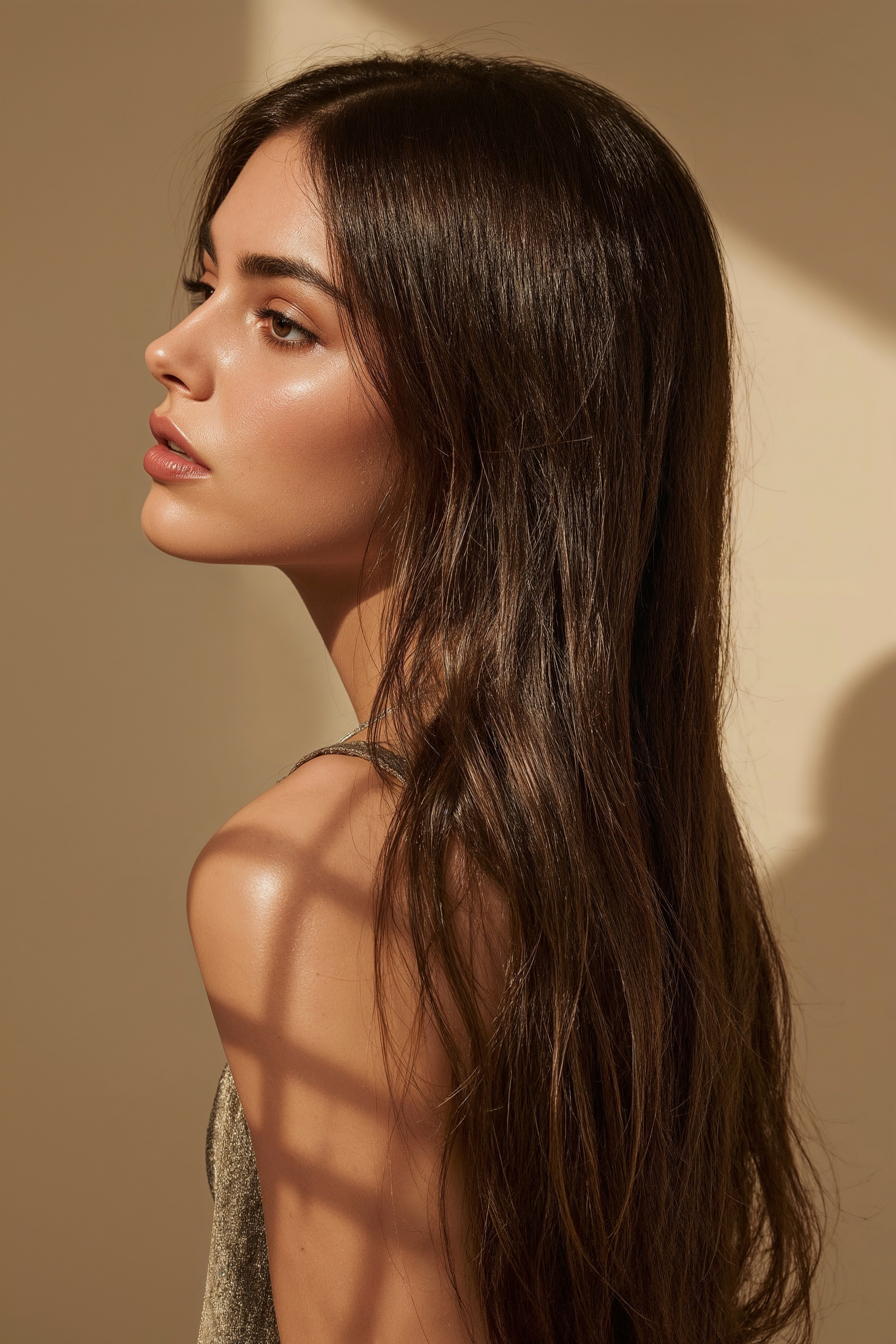 Face-Framing Highlights on Medium Haircuts for Oval Faces