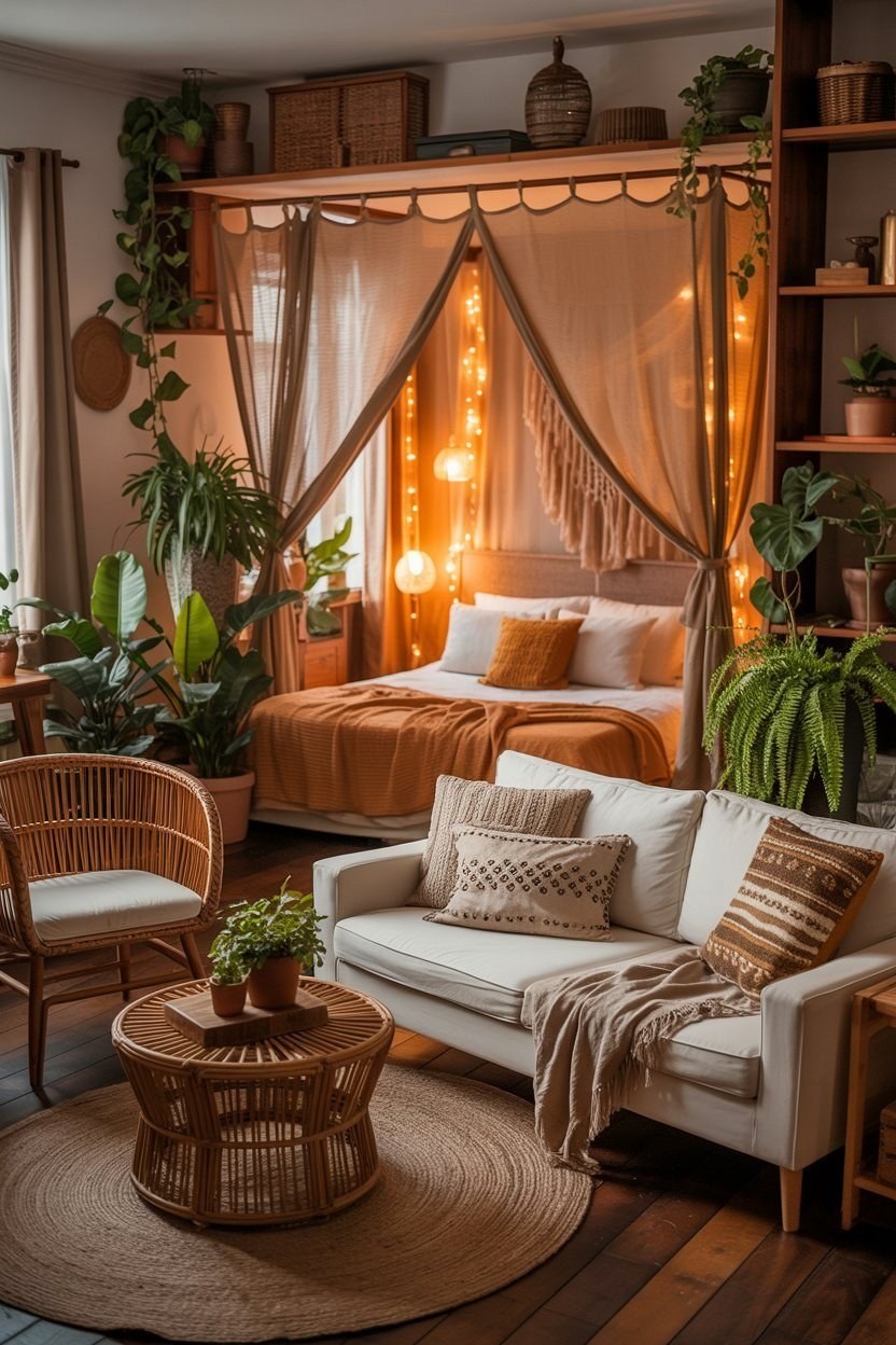 Boho Studio Apartment: Cozy & Chic Decorating Ideas