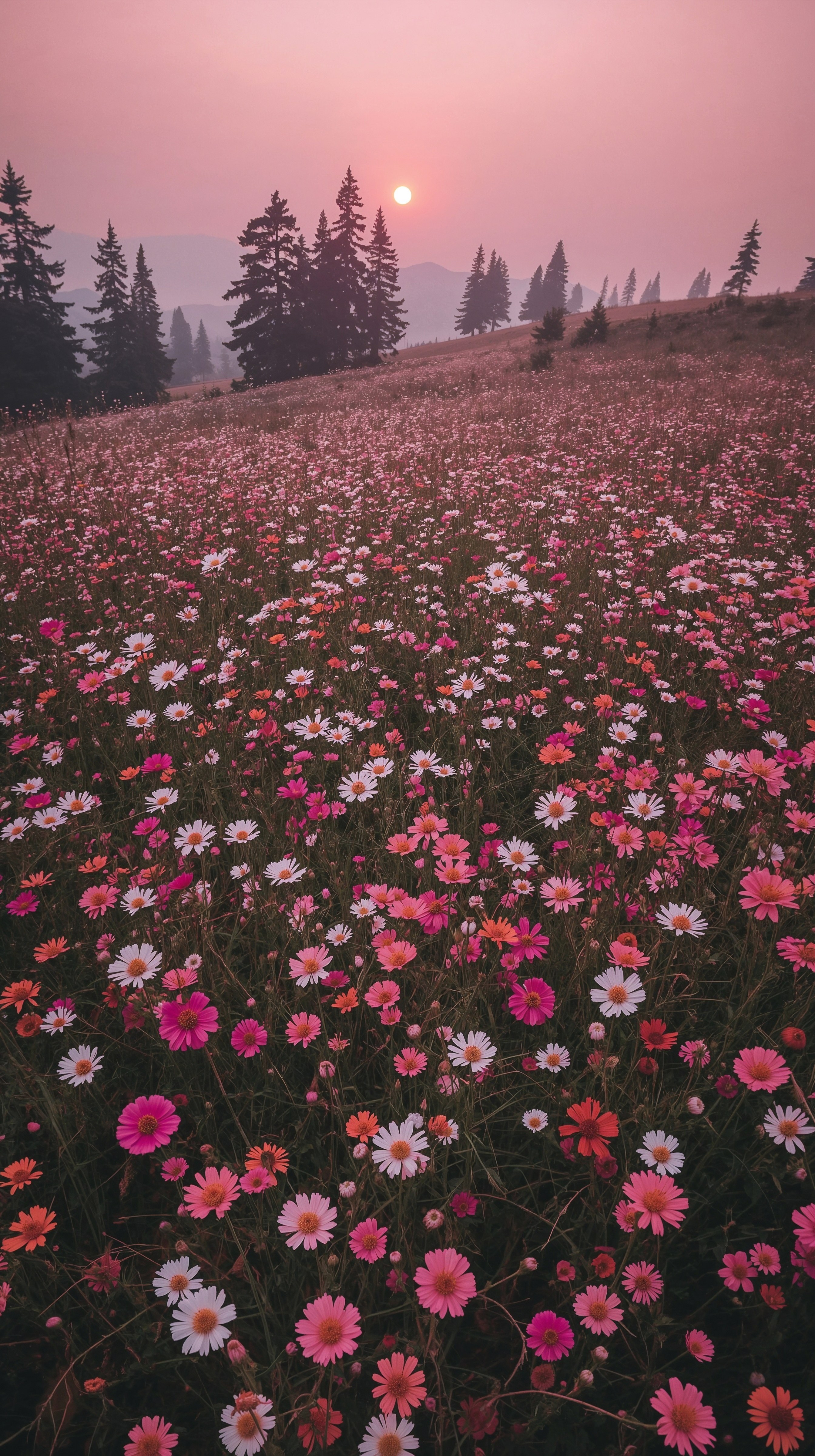 Pink Wildflower Fields: Your Dream Aesthetic for 2024