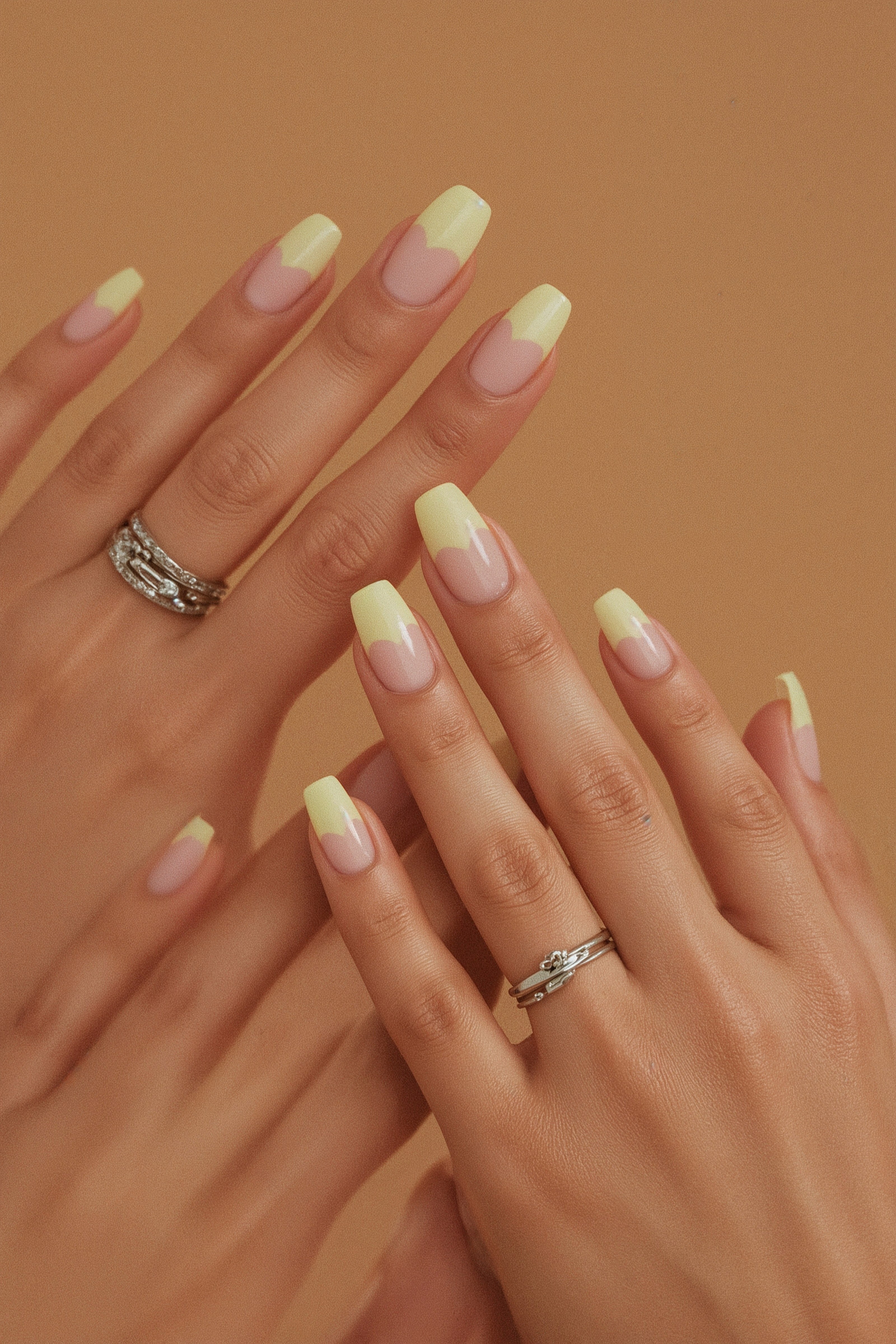 Chic Yellow & Pink French Tips for Summer 2026