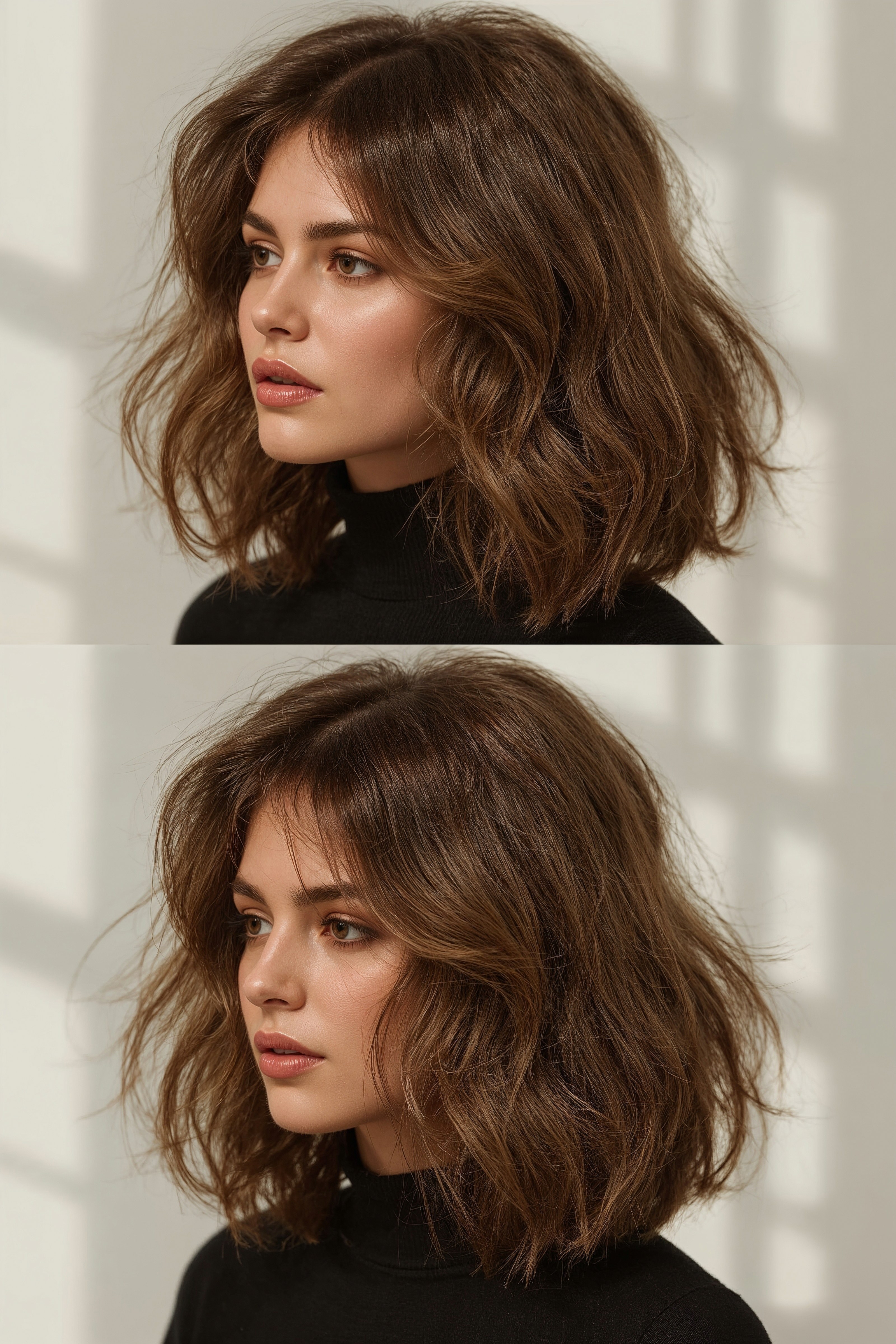 Chic 90s Blowout for Medium Layered Hair: Formal & Wedding Styles