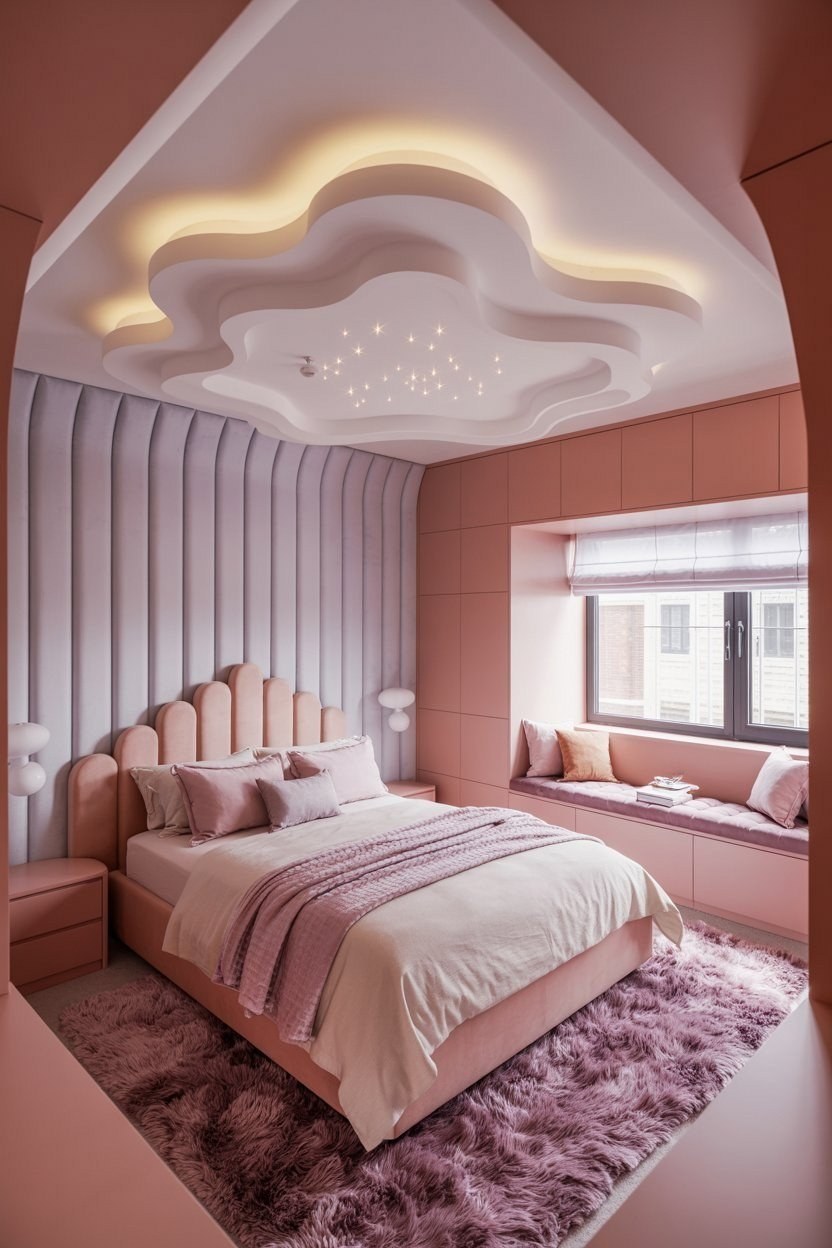 Luxury Kids Bedroom: Dream Room with Magical Starry Ceiling