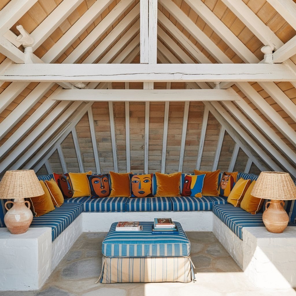 Vibrant Eclectic Beach House Decor and Warm Color Palettes