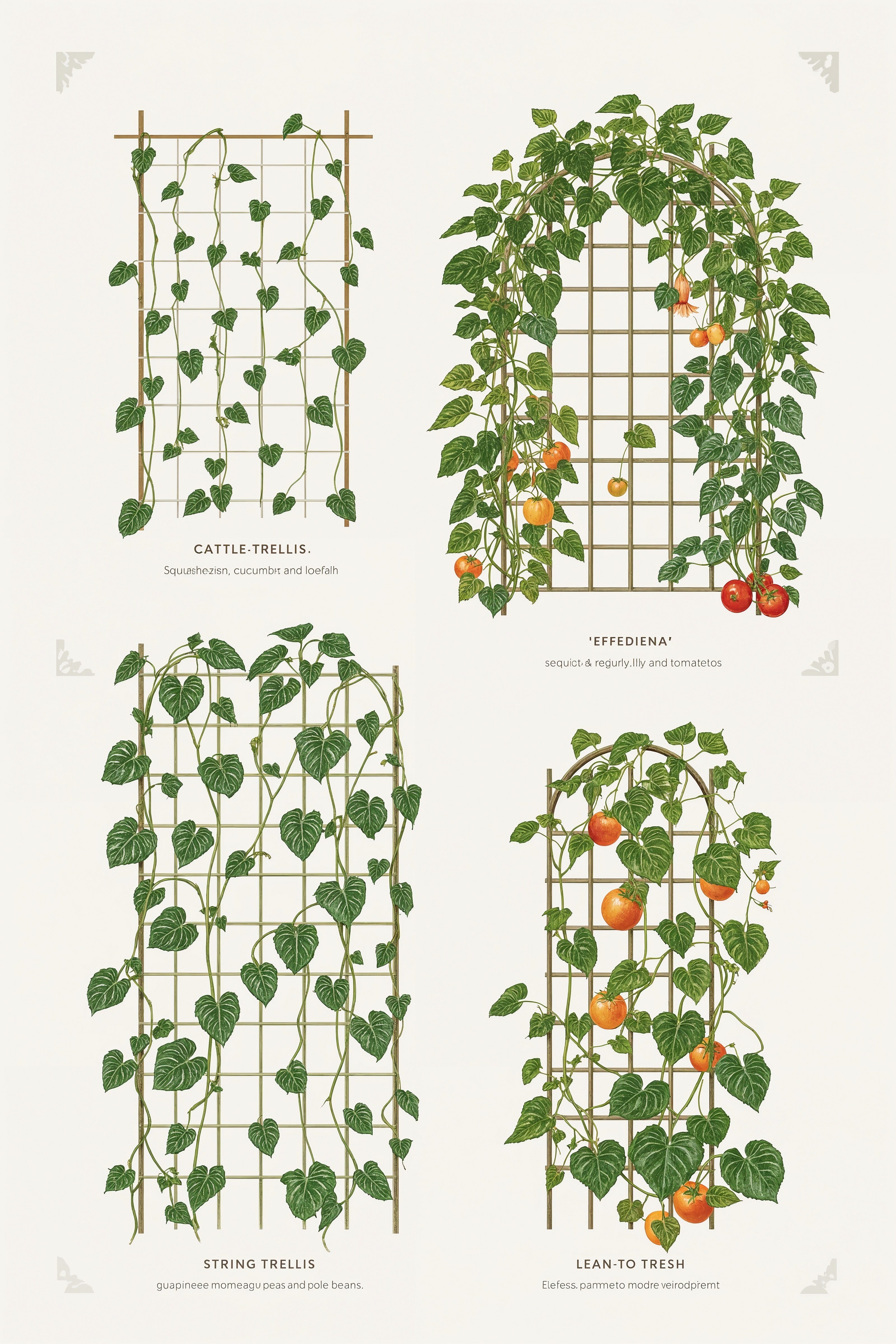Choosing the Right Garden Trellis: Support for Climbing Veggies & Tomatoes