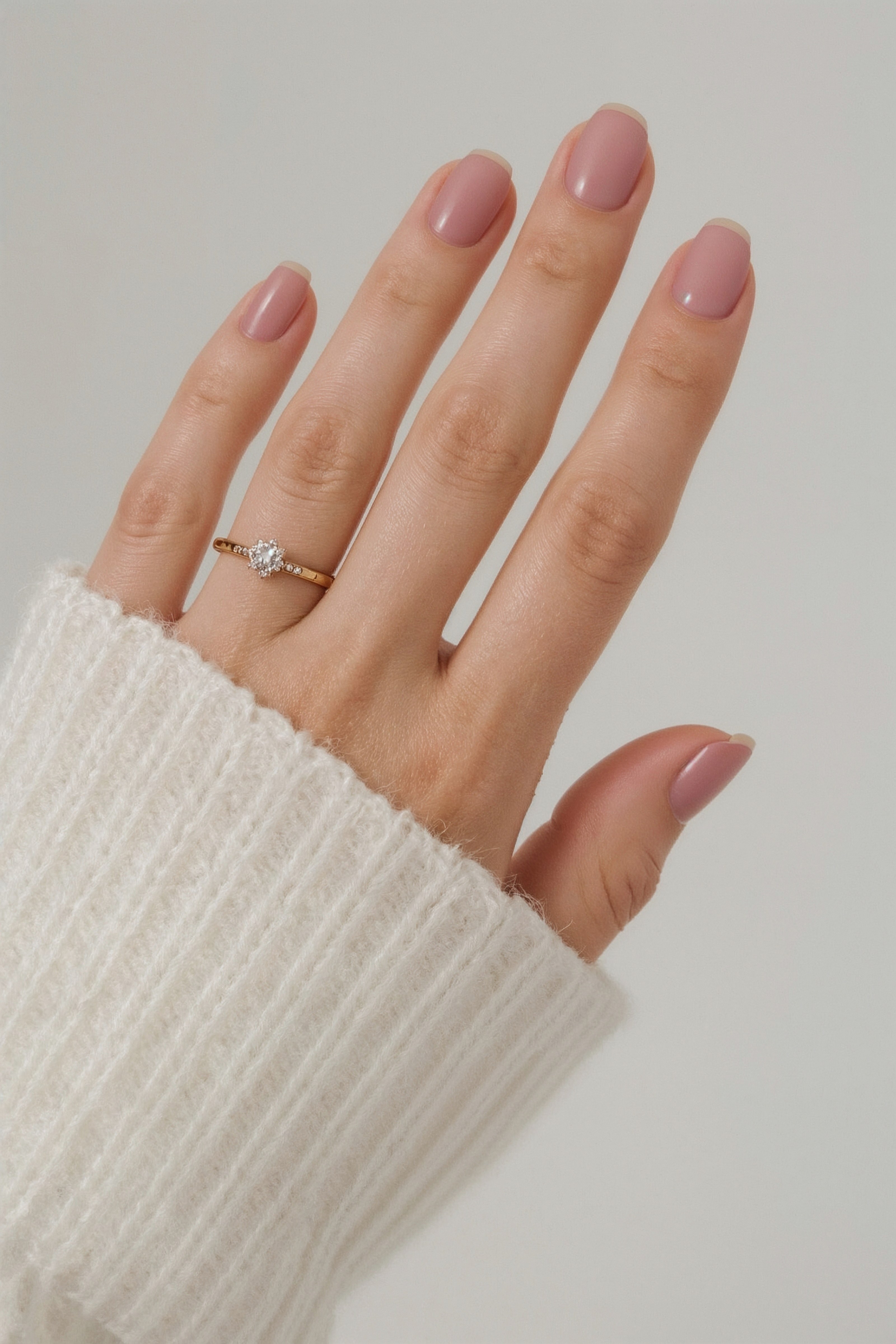 Girly Pink Floral Acrylic Nails: Subtle & Chic Spring Style