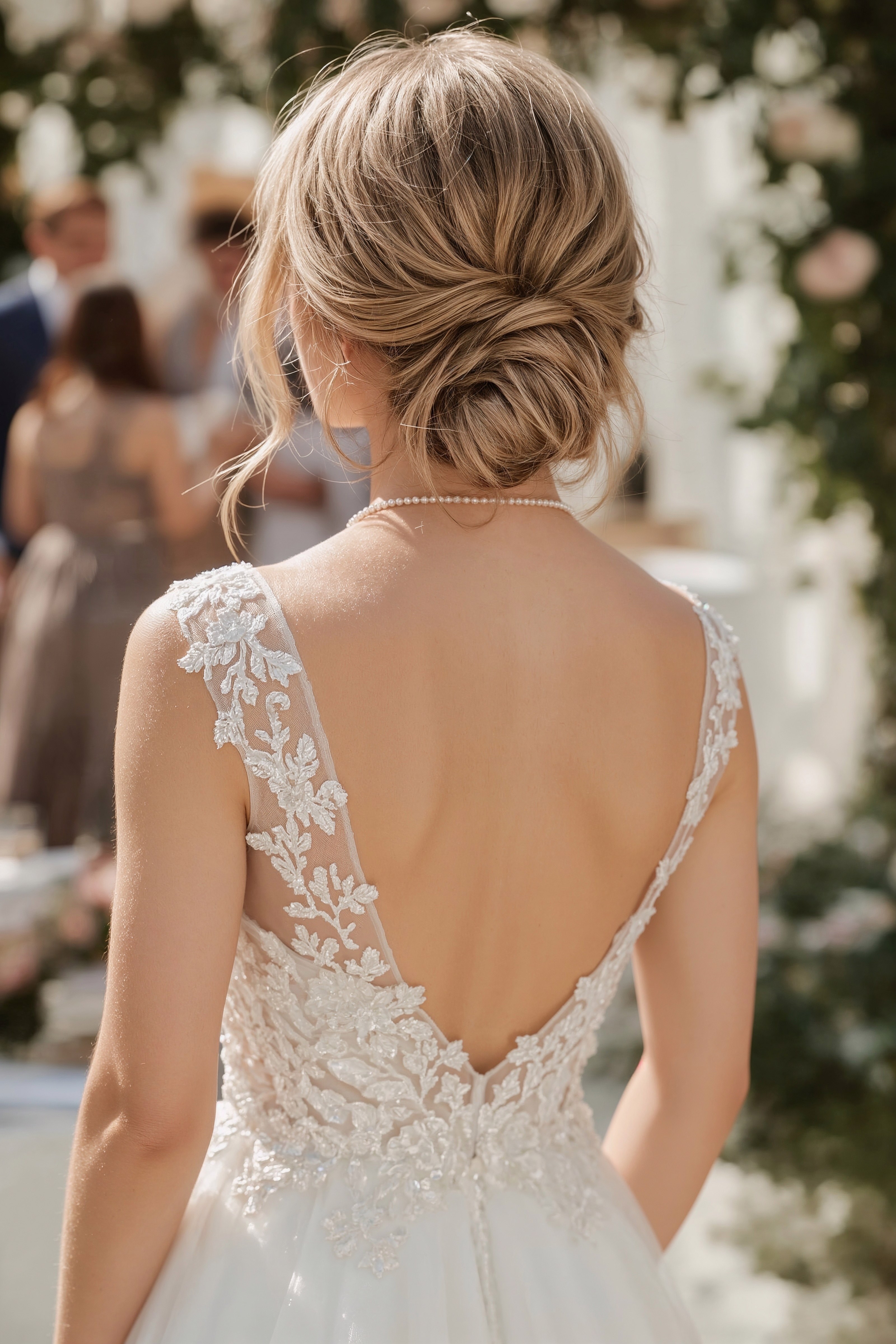 Chic Wedding Ponytail for a Modern Bridal Look