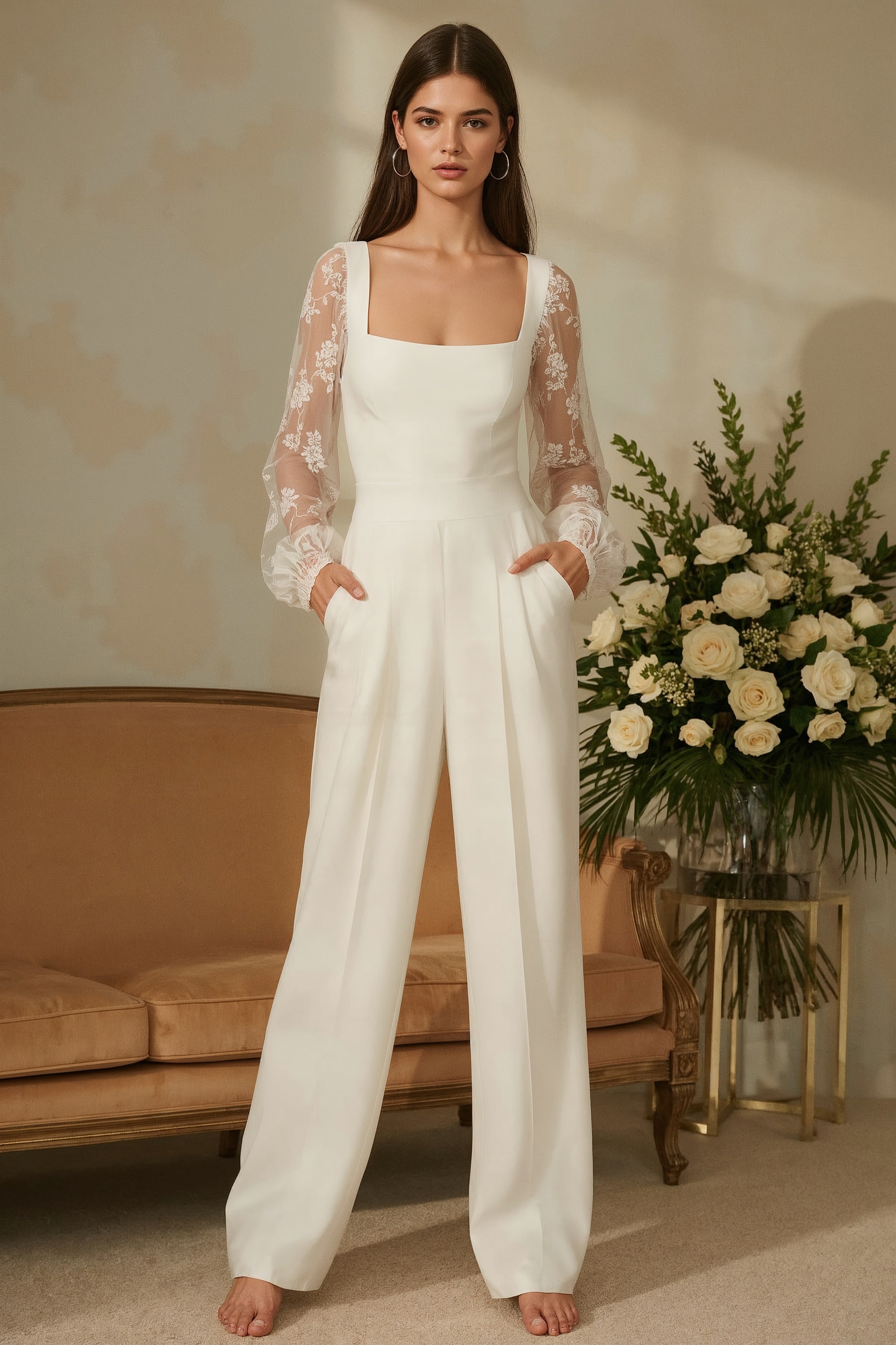 Elegant Jumpsuit Styling: The Ultimate Bridal Brunch Outfit for the Modern Bride