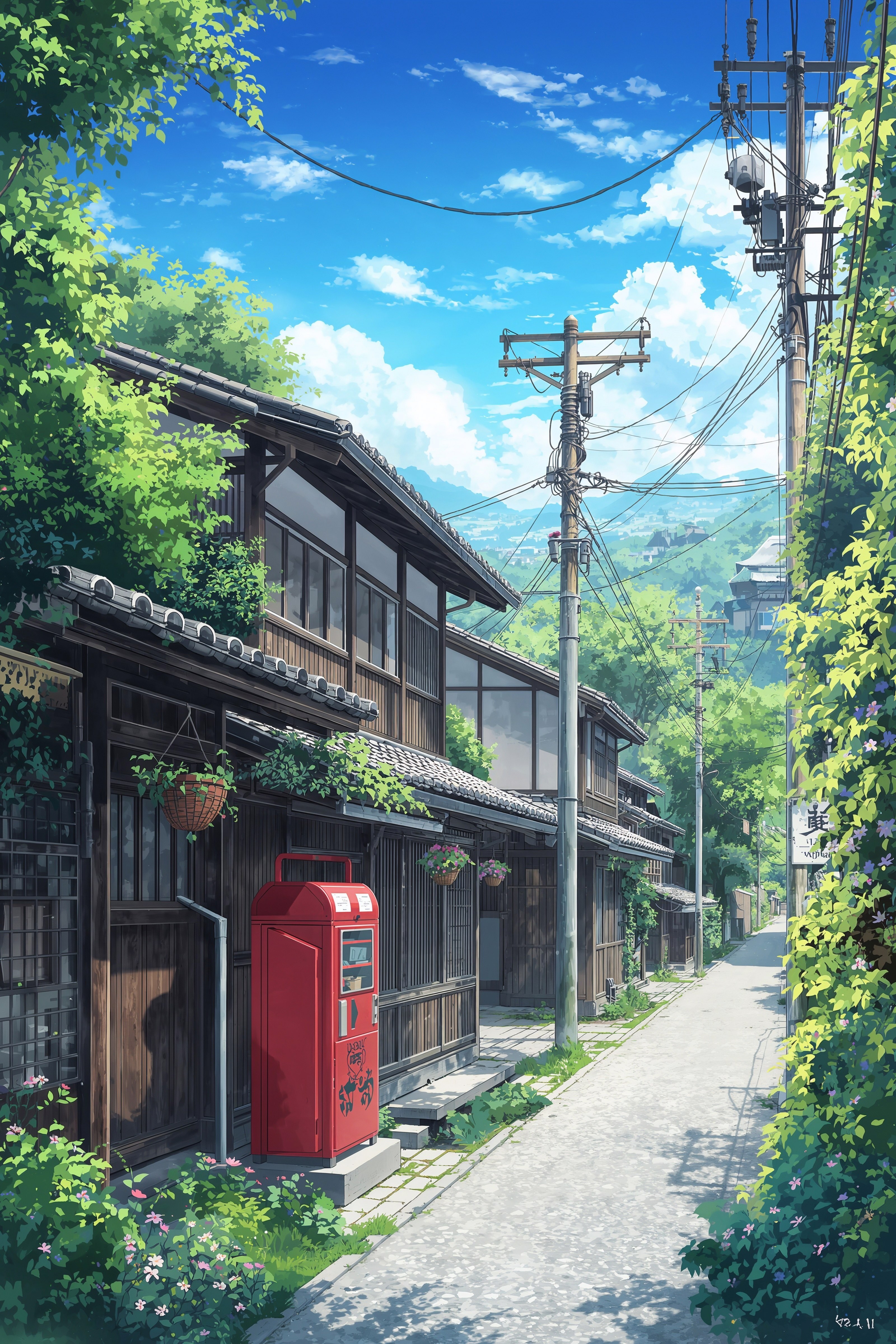 Ghibli Countryside: Serene Anime Scenery Wallpapers