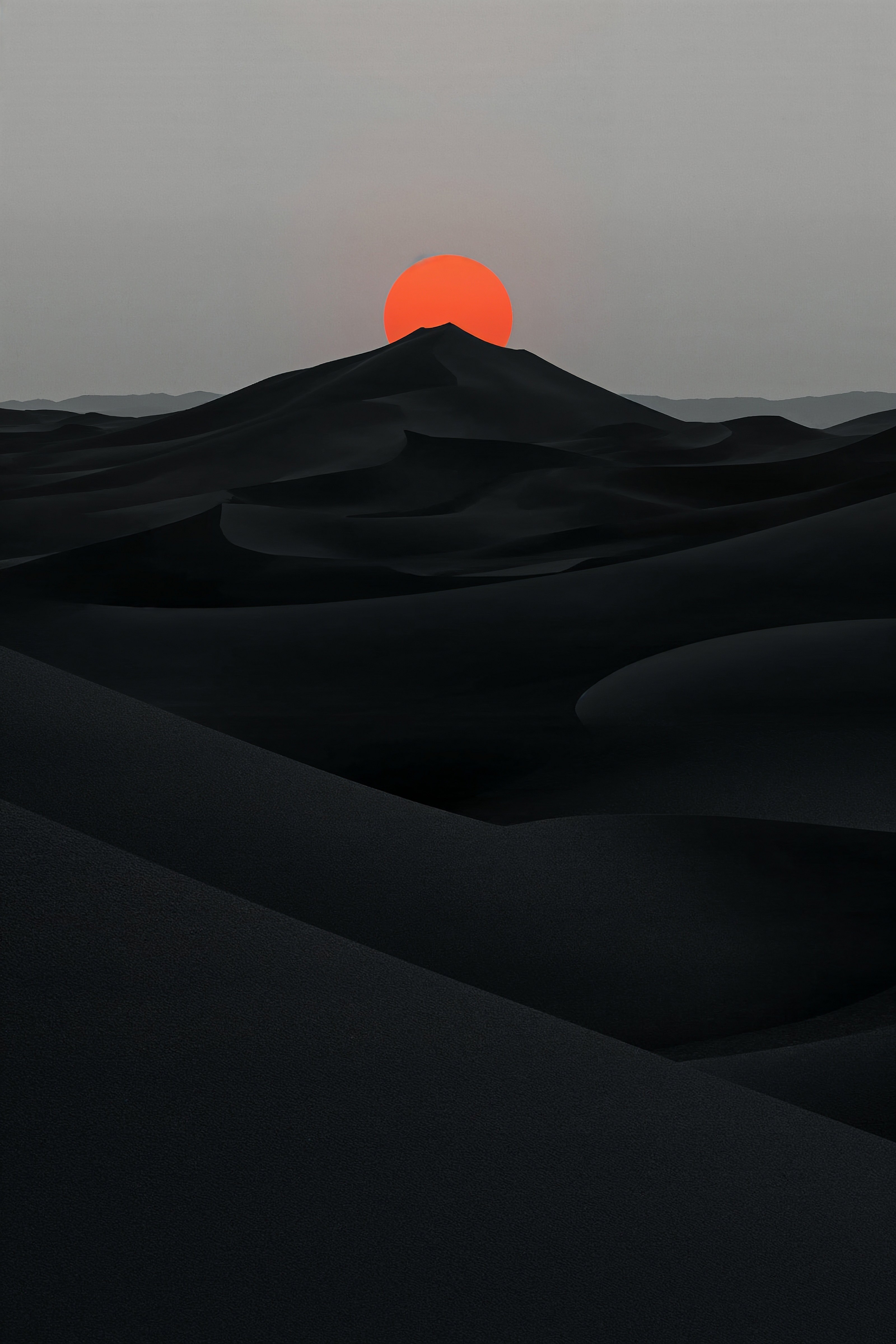 Minimalist Dark Nature: Ultimate MacBook & Desktop Wallpaper 2024