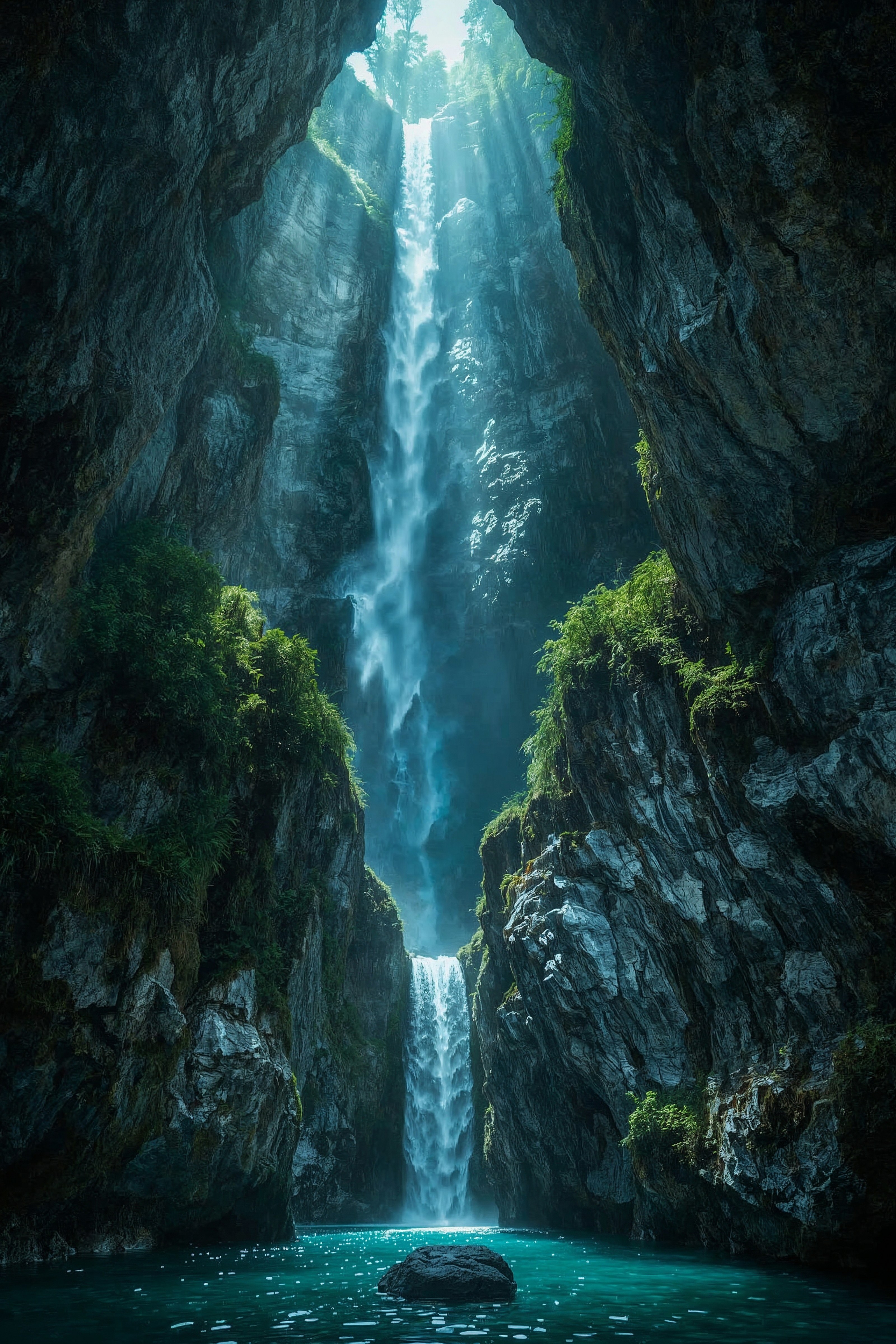 Epic Canyon Landscape 8K: Fantasy World Nature Wallpapers