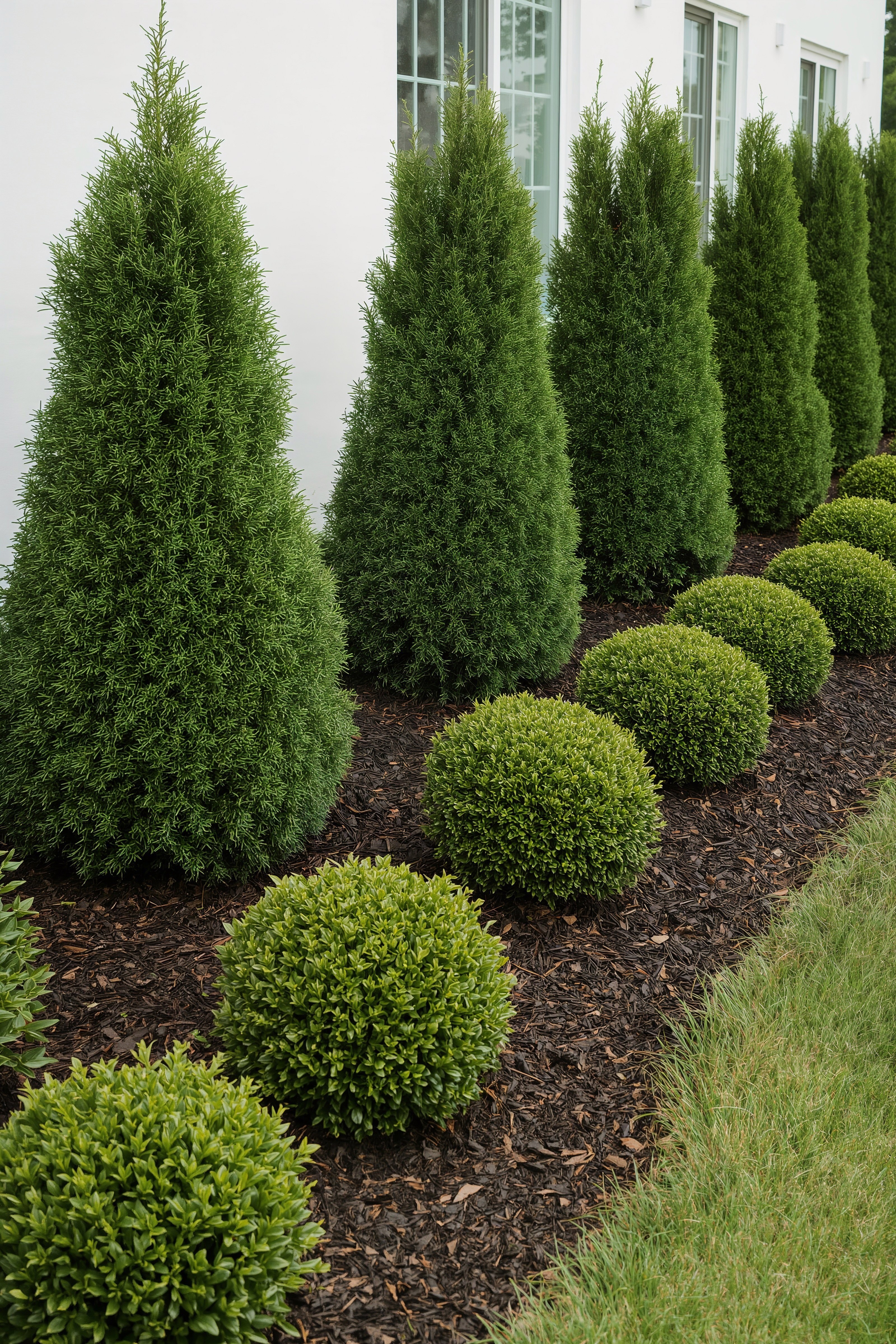 Stylish AC Unit Landscaping: Low Maintenance Evergreen Solutions