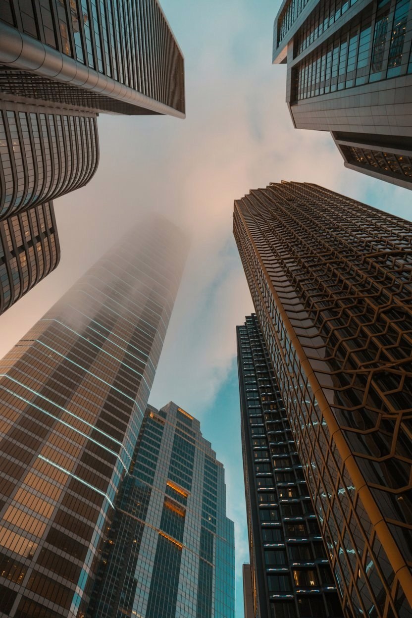 Futuristic Cityscapes: Modern House Facades Shaping Tomorrow's Skyline