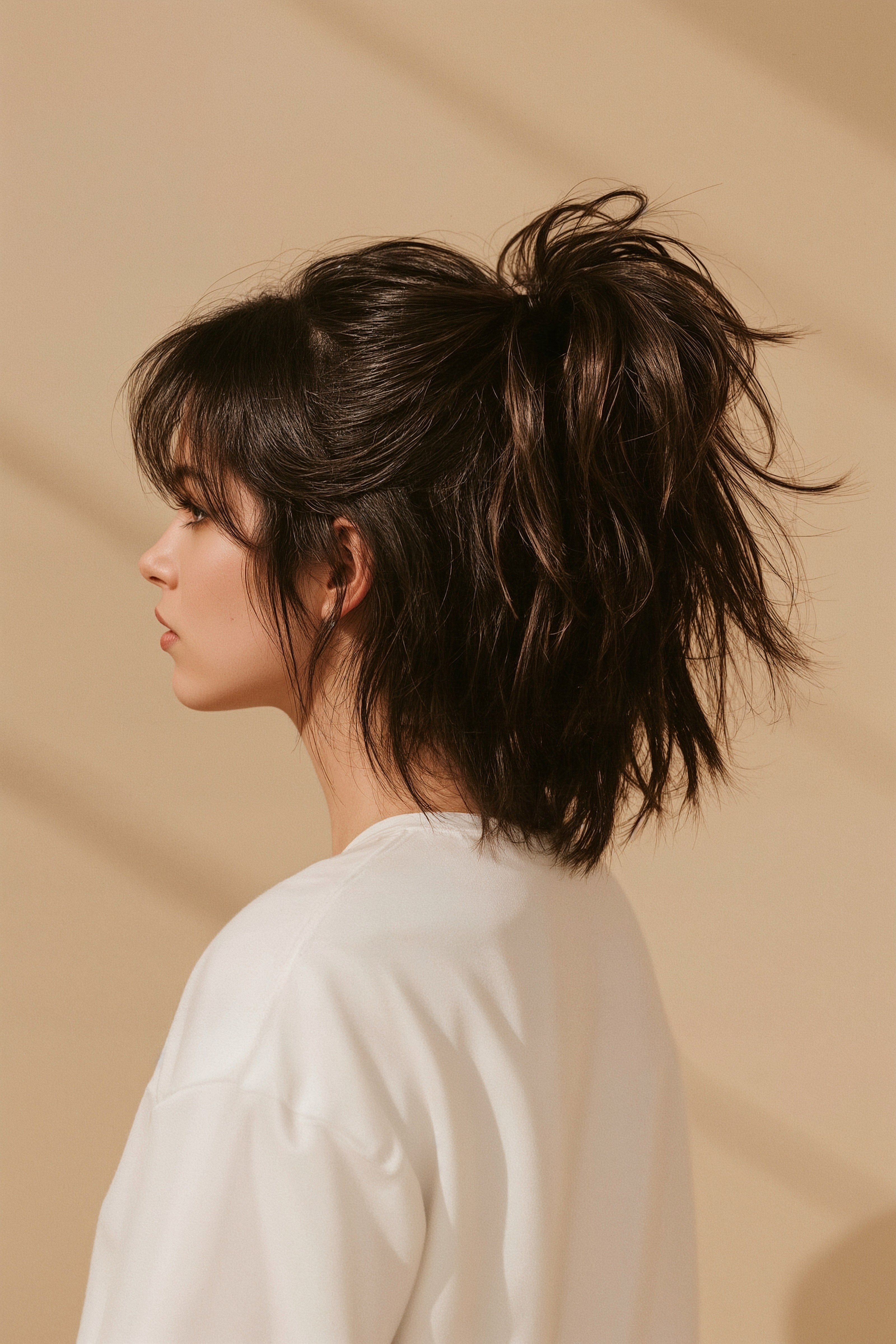 Viral Korean High Ponytail Hack for Medium Hair